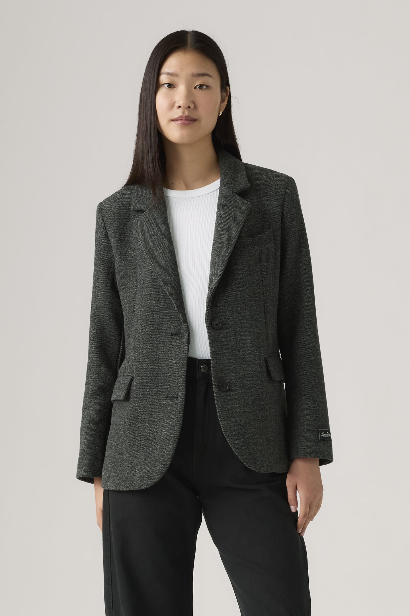 STELLA RELAXED BLAZER BLACK 1