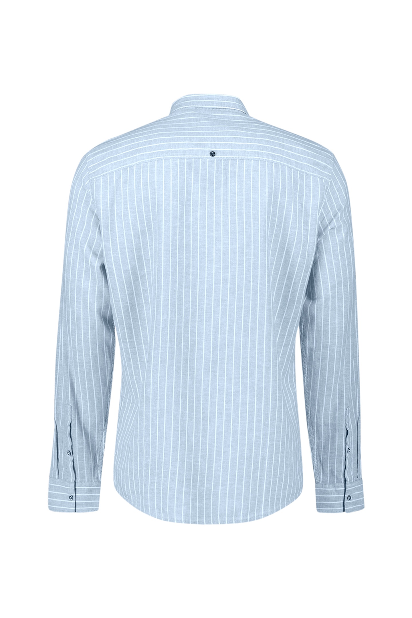 SHIRT STRIPE WITH LINEN BLUE 2