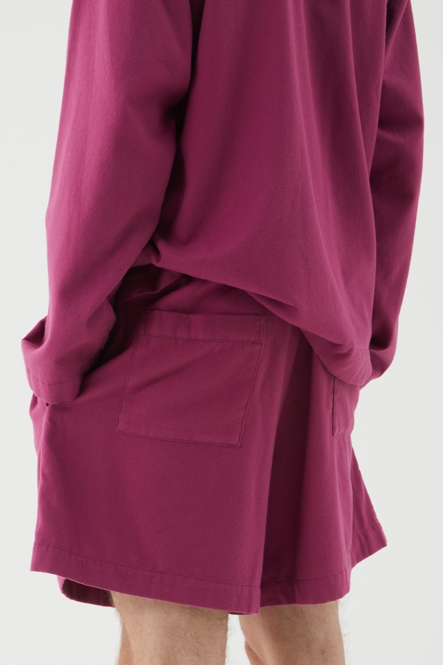 UNISEX FLANNEL, PYJAMAS SHORTS GRAPE 9