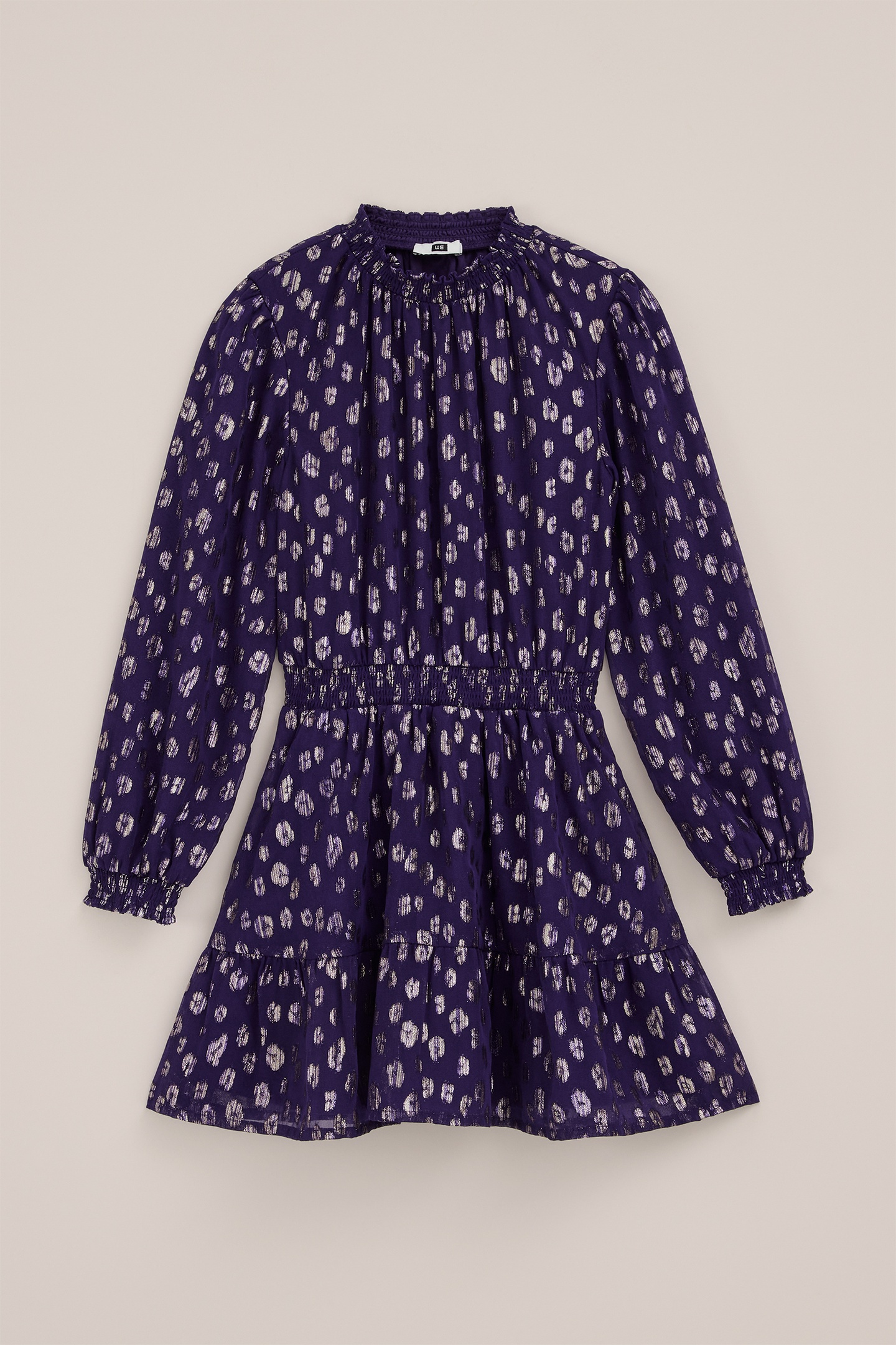 We Fashion Dress Short Dark Purple Maat: 158/164 | Jurken Outlet | kids | Paars