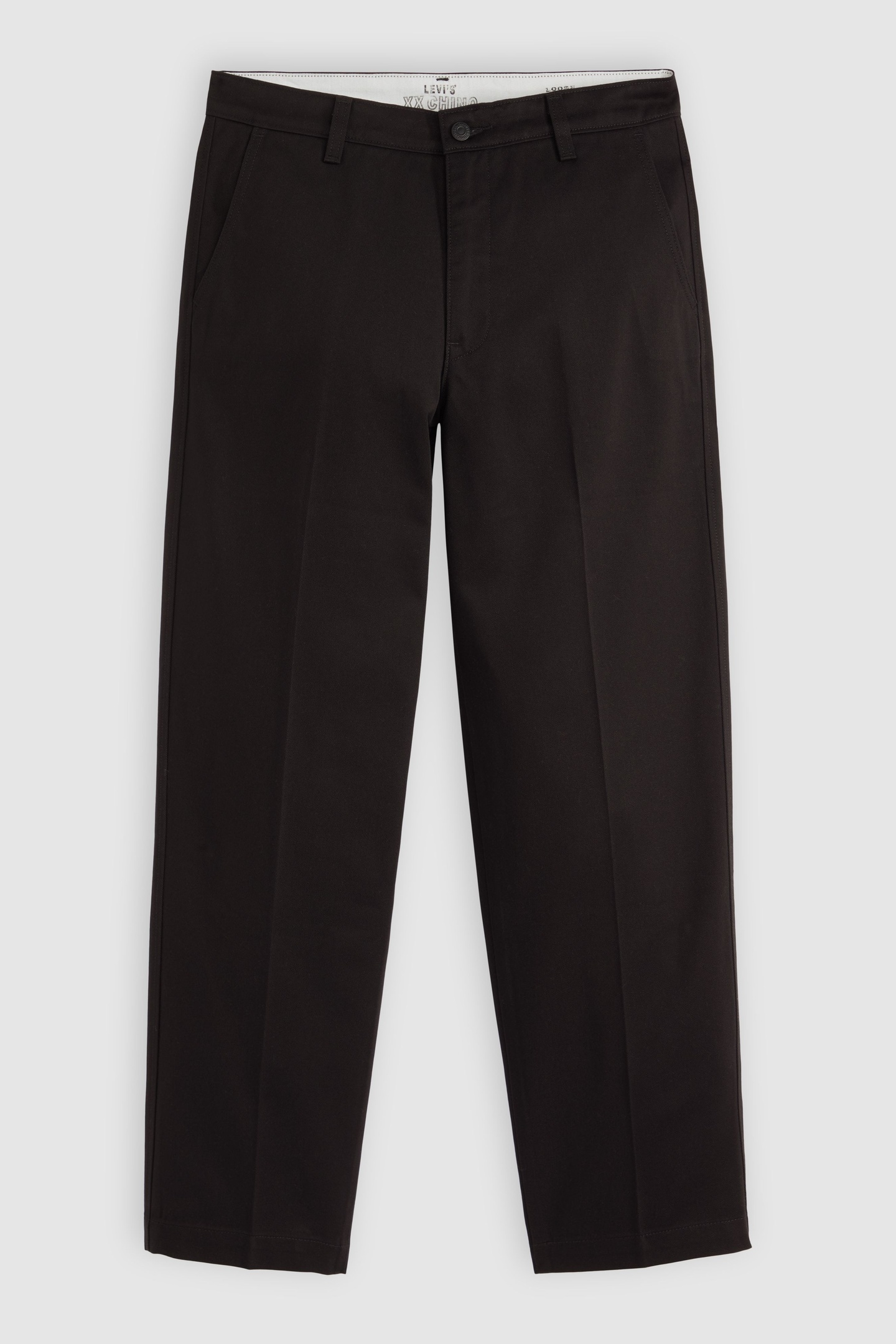 XX LOOSE STRAIGHT CHINOS BLACK 4