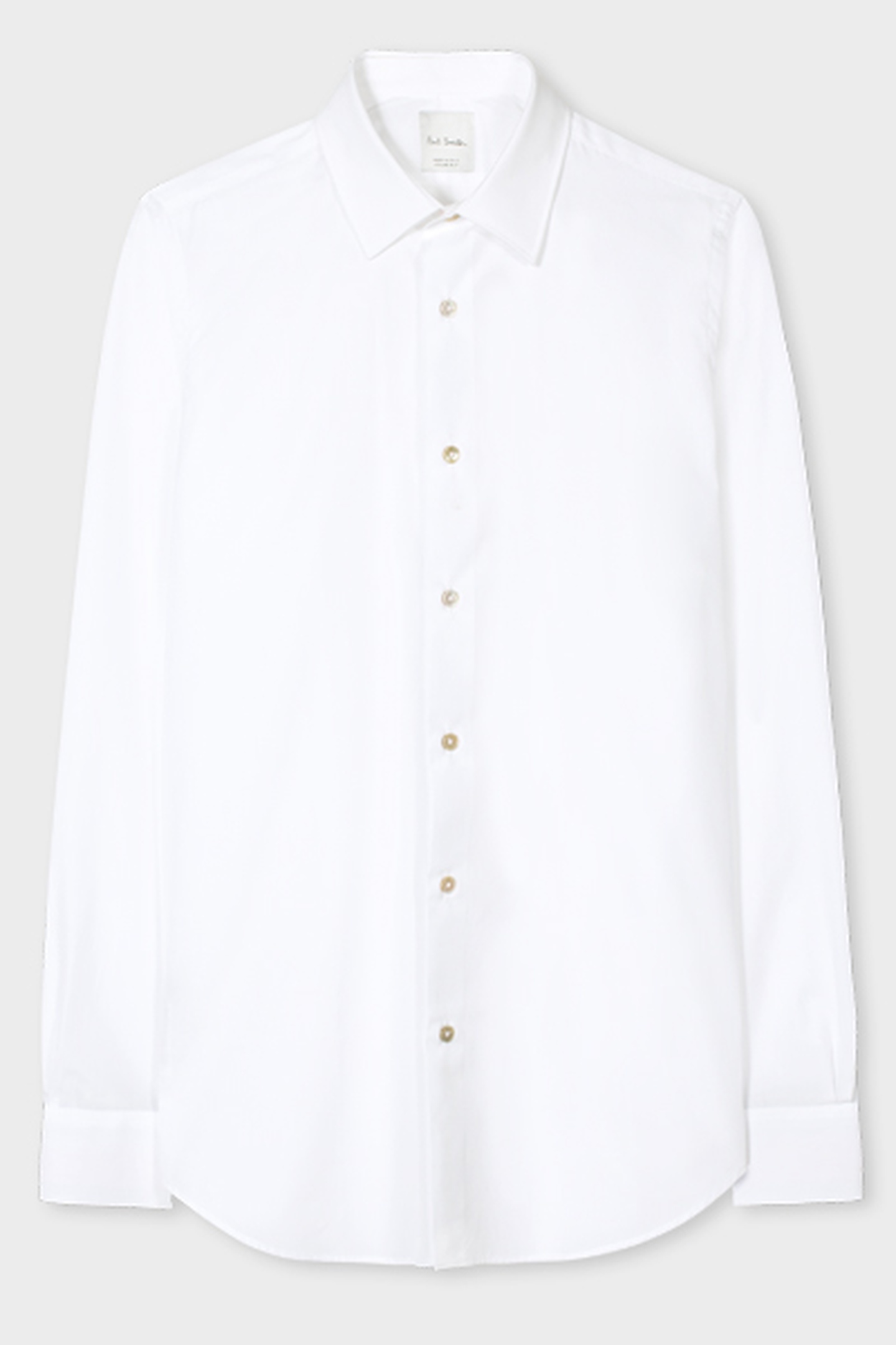 GENTS S/C TAILORED SHIRT WHITE 5