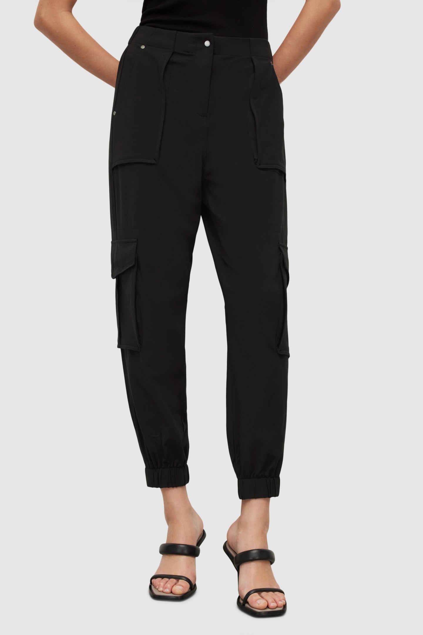 FRIEDA JERSEY TROUSE BLACK 1