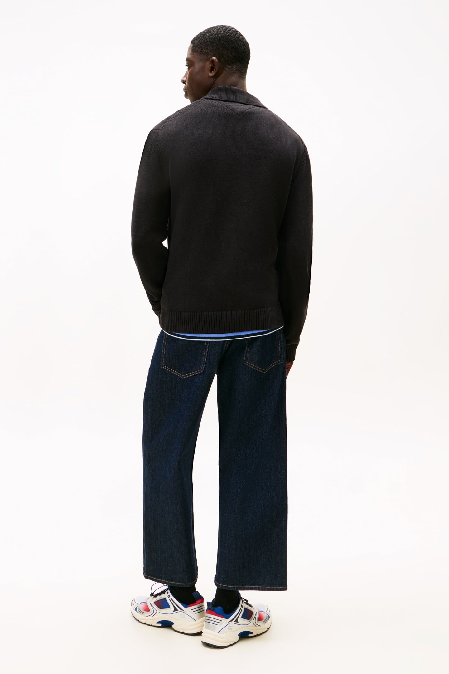 SLIM ESSENTIAL PULLOVER SWEATER BLACK 4