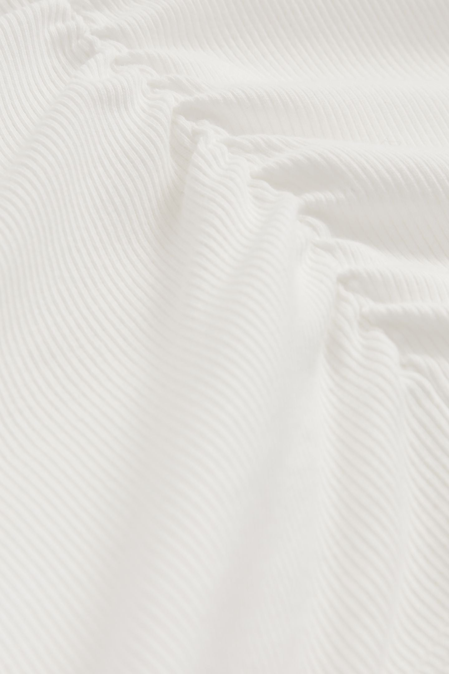 RIBBED LONG SLEEVE T-SHIRT WHITE 4