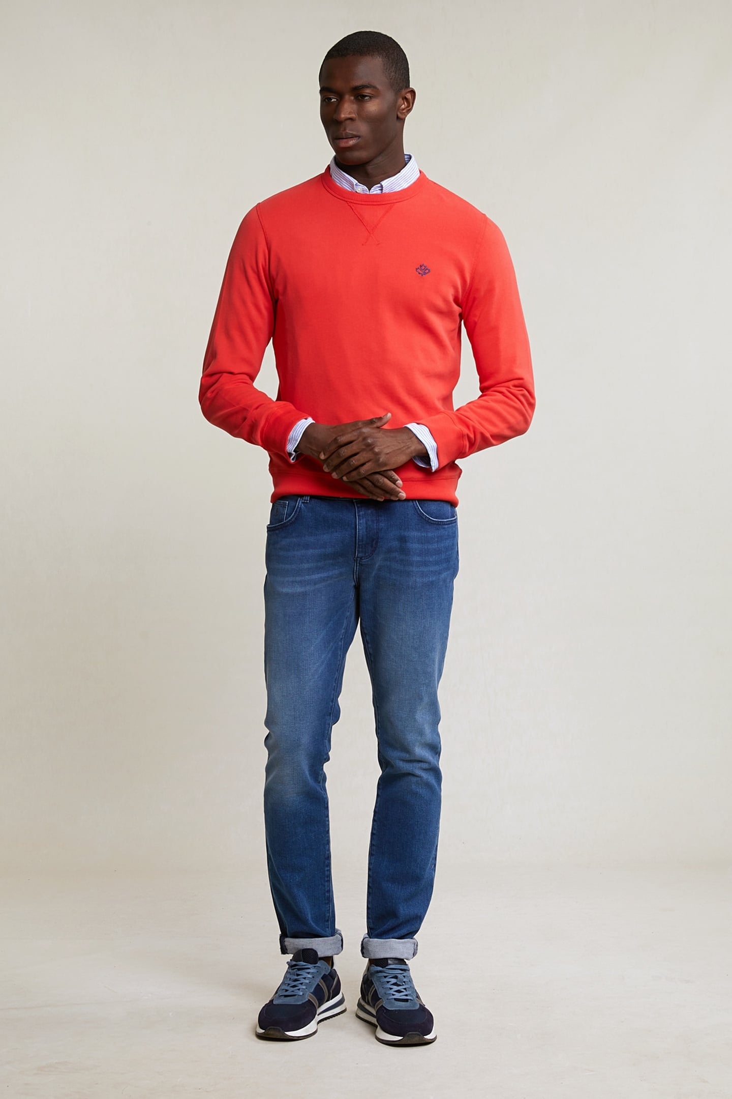 FCY CREW-NK SWT RED 2