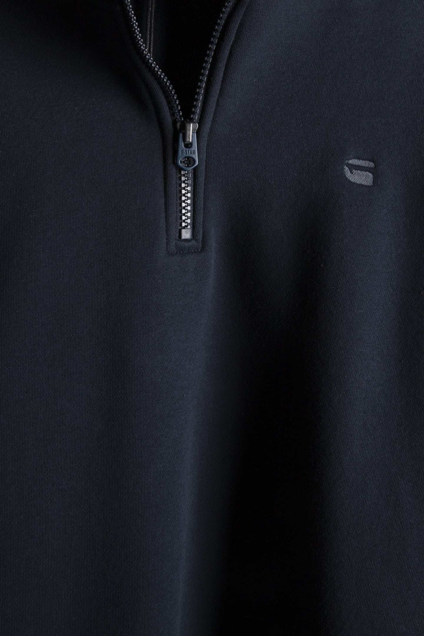 HALF ZIP STAND UP COLLAR SWEAT L\S SALUTE 4