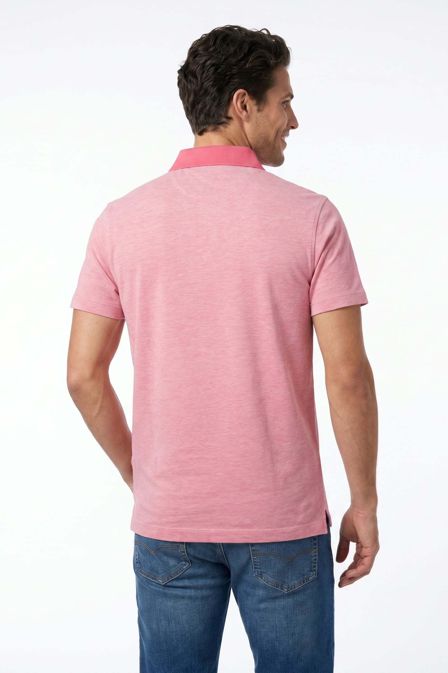 LUX JASPE PIQUE CF SS RED 3