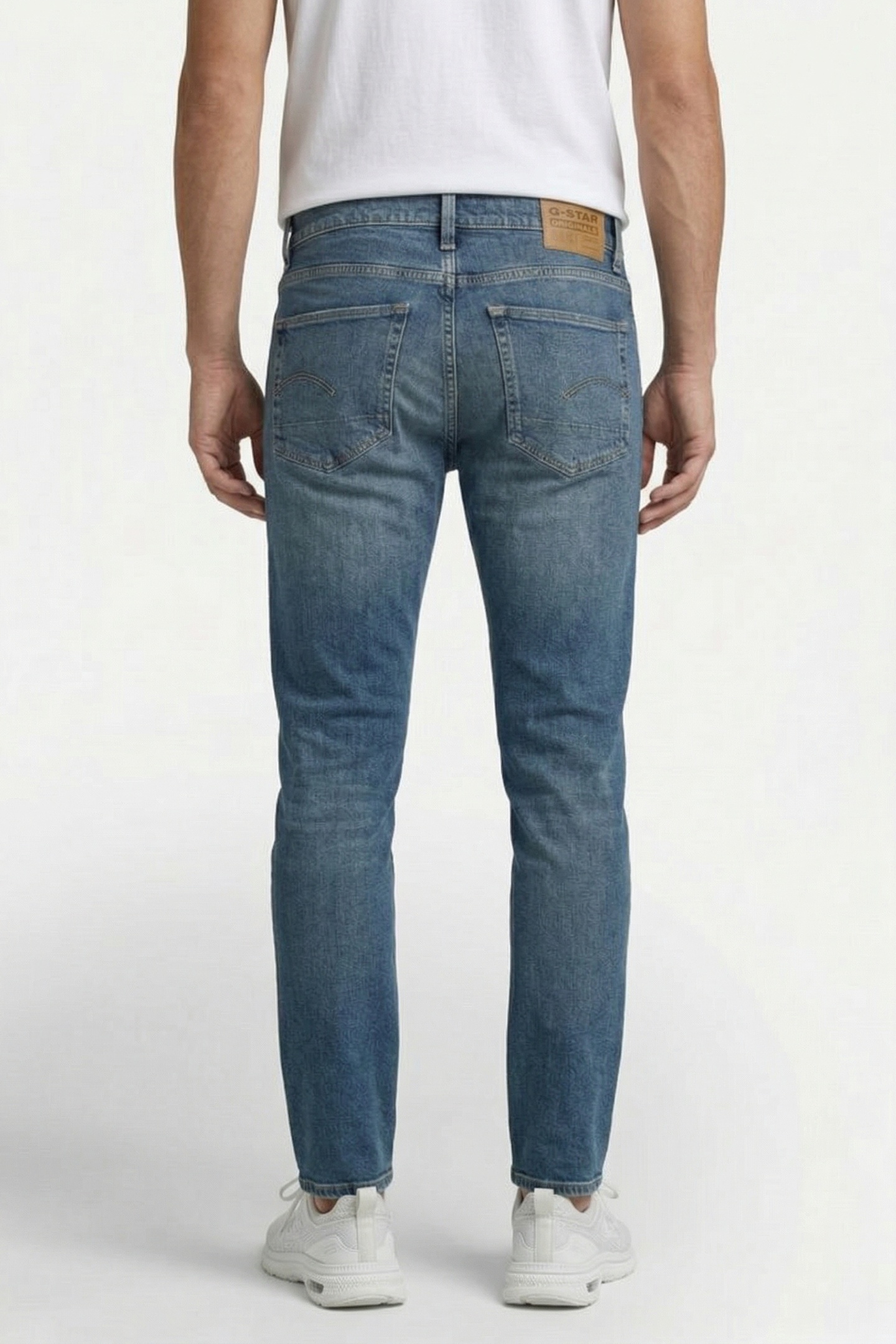 3301 SLIM JEANS FADED MIAMI BLUE 2