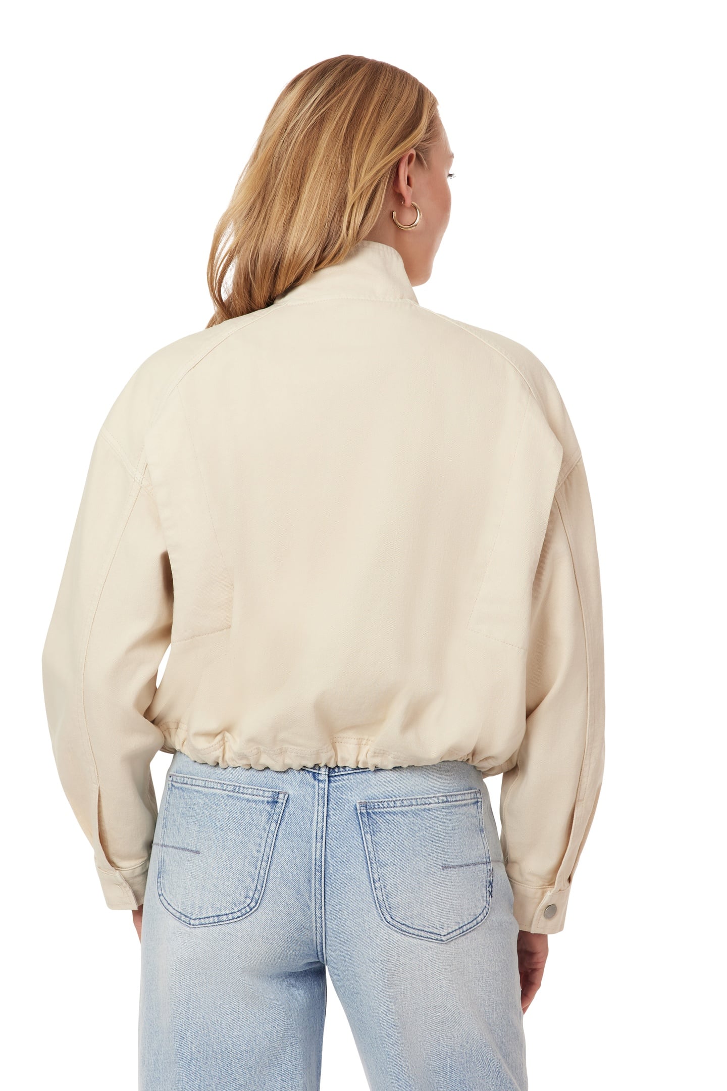 CROPPED UTILITY JACKET WHITECAP GREY 7