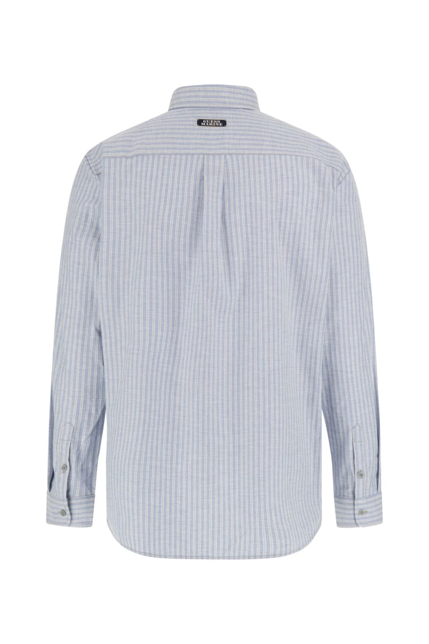 GUESS ECO LS COLLINS SHIRT GREEN MEDIUM IRR STR 9