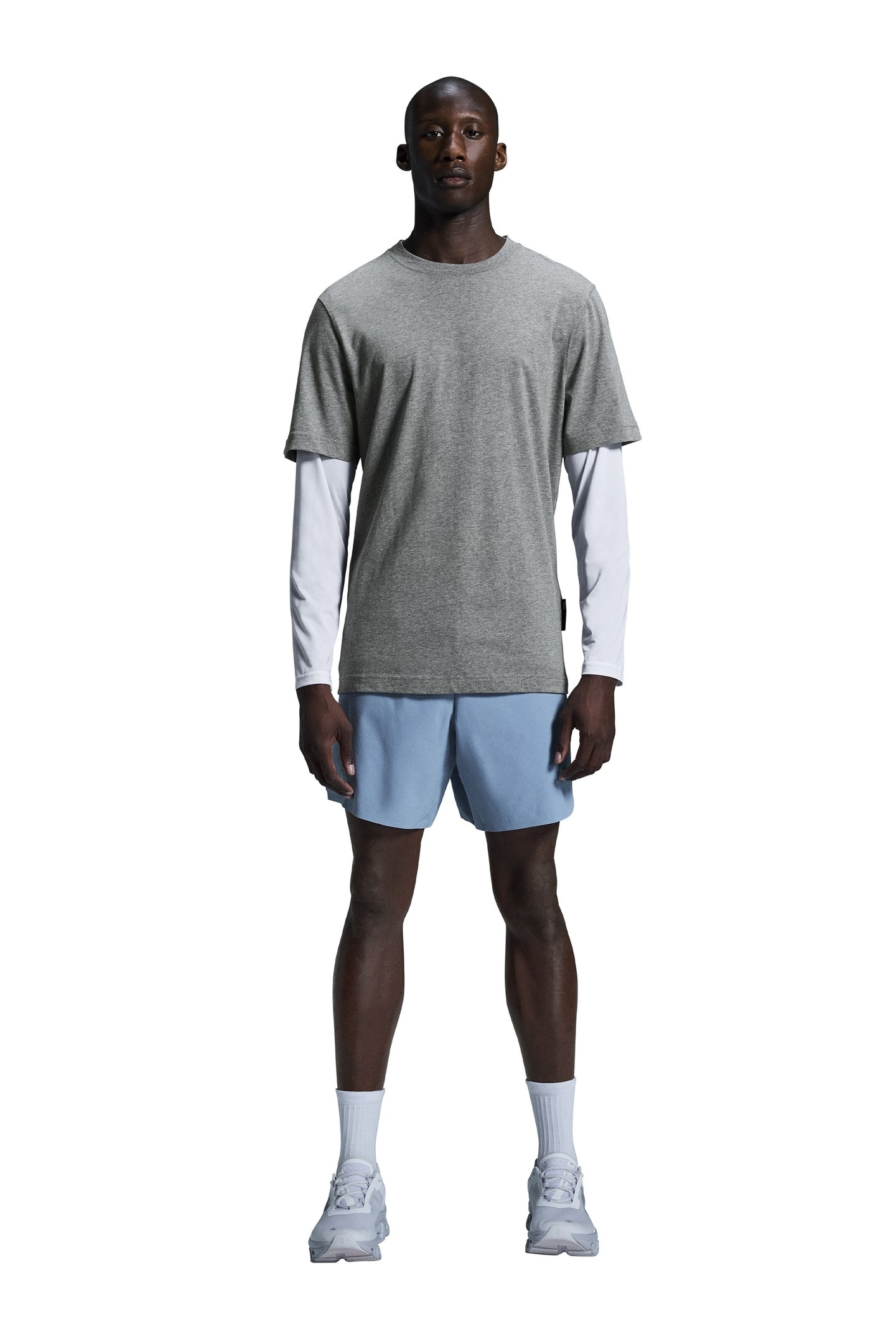 On Train Shorts 1 M Chambray Maat: XXL | Korte Broeken Outlet | Heren | Blauw