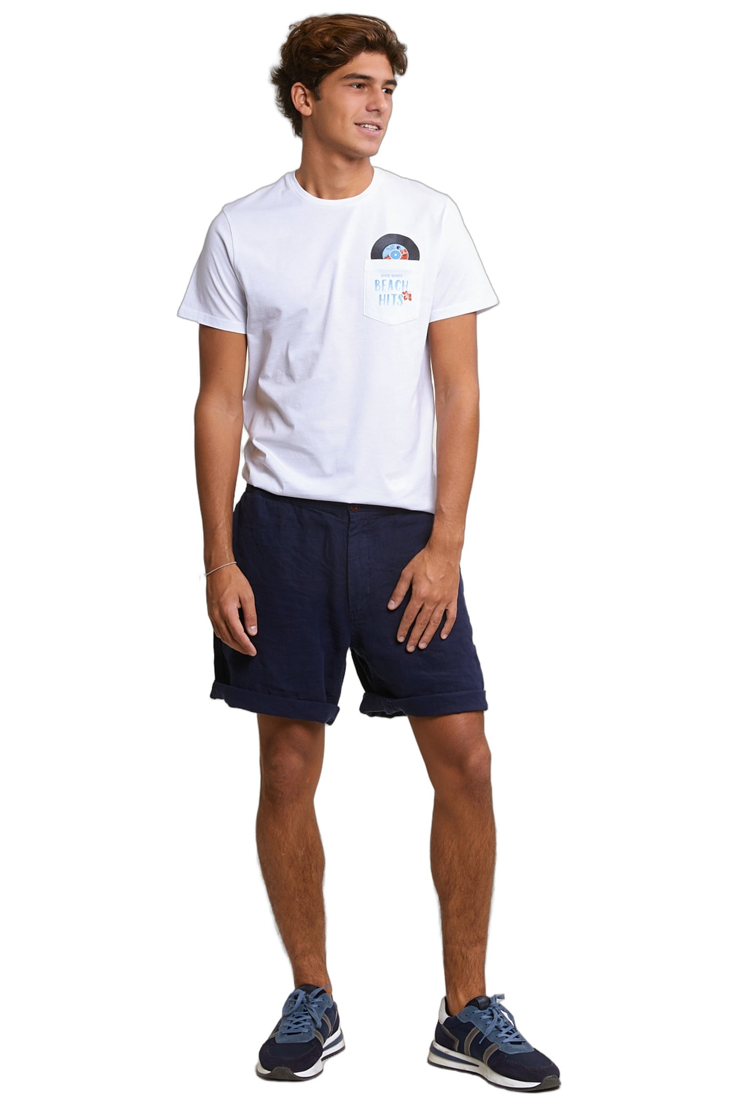 CUSTOM FIT FANTASY T-SHIRT CHEST POCKET WHITE 3