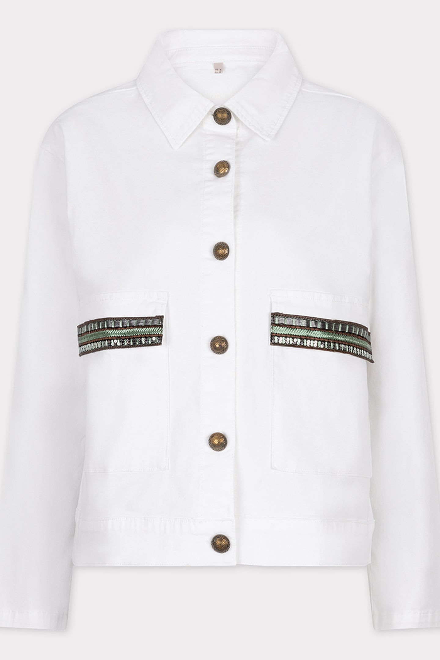 EsQualo Jacket Fancy Embellishment Off White Maat: 36 | Spijkerjassen Outlet | Dames | Wit