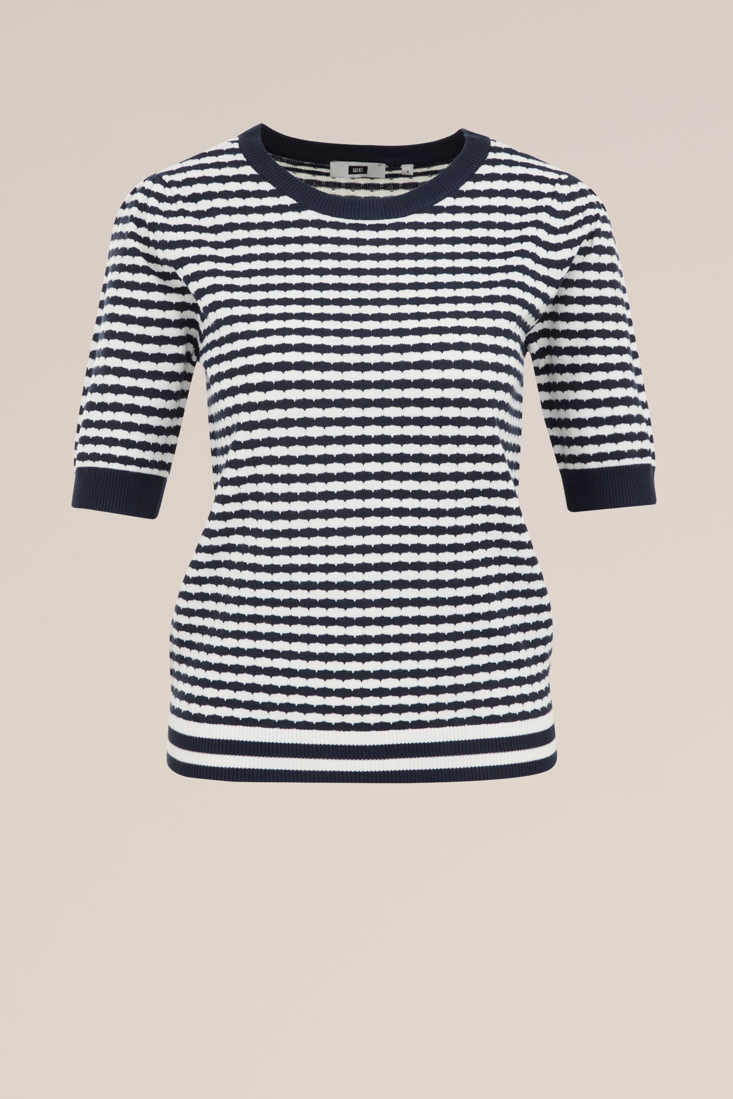 KNITTED PULLOVER NAVY BLUE 4