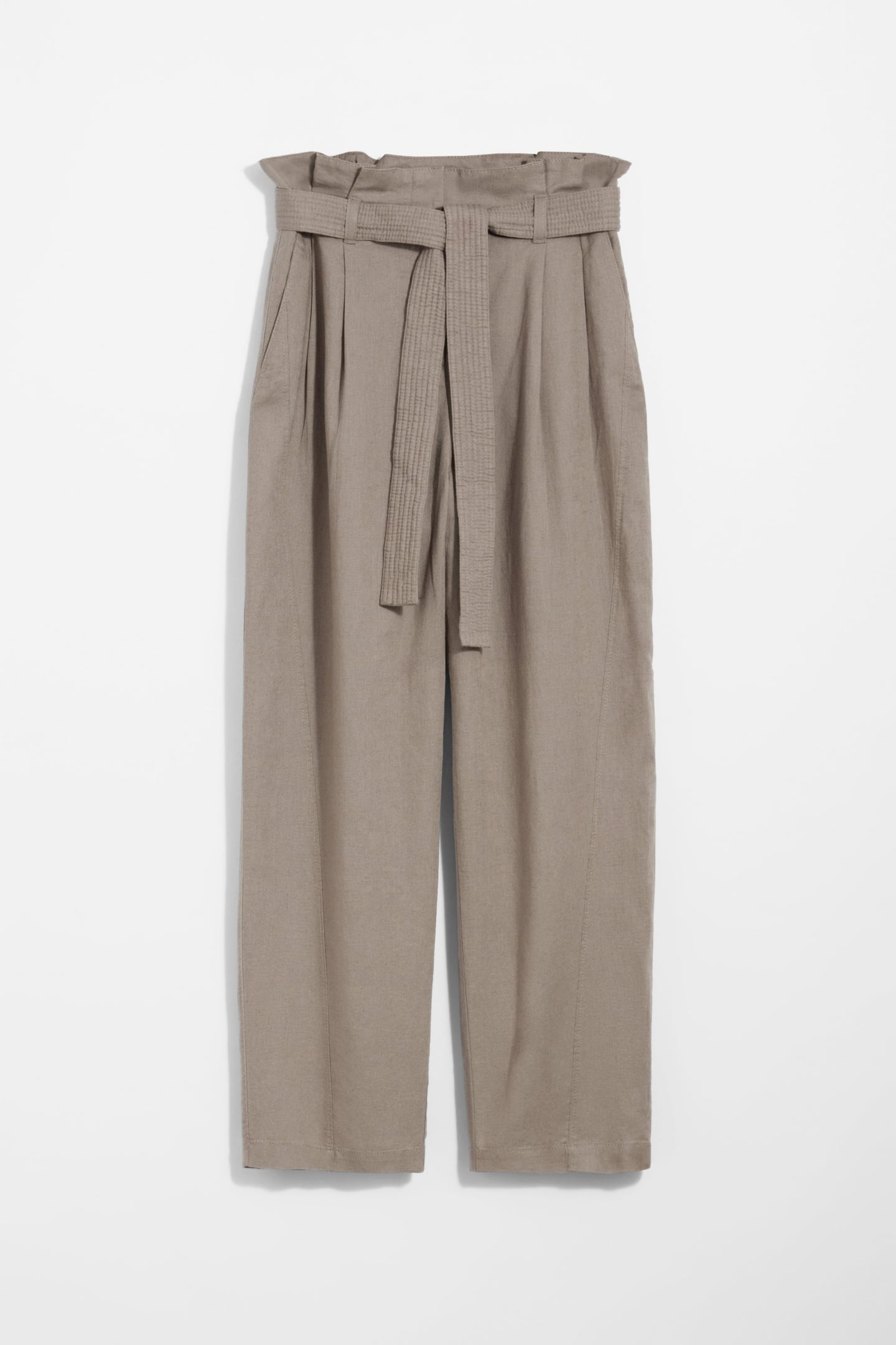 ARIA LINEN TROUSERS BEIGE 3