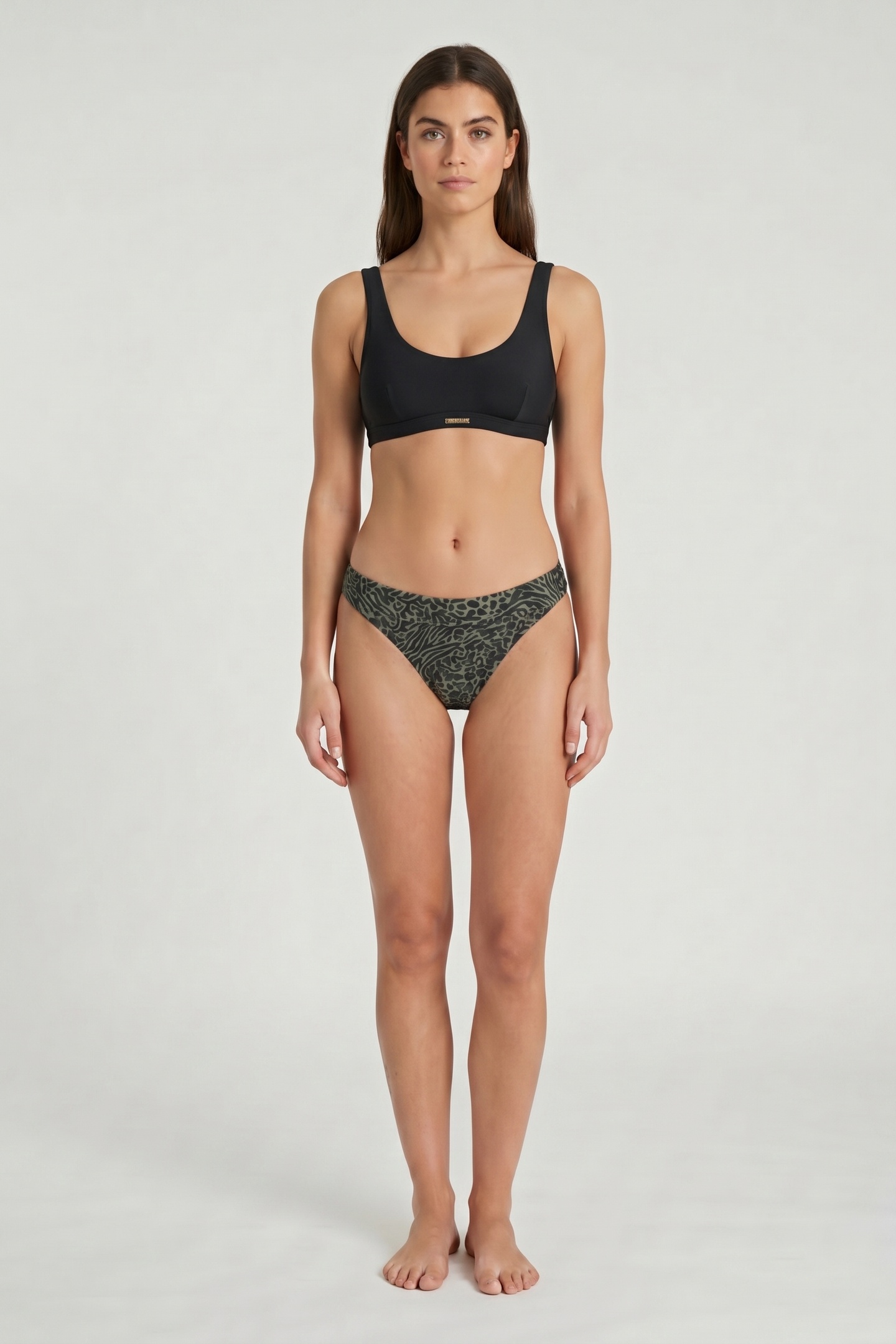 REGULAR BIKINI BOTTOM MIX ANIMAL FOREST GREEN MIXED ANIMAL 1
