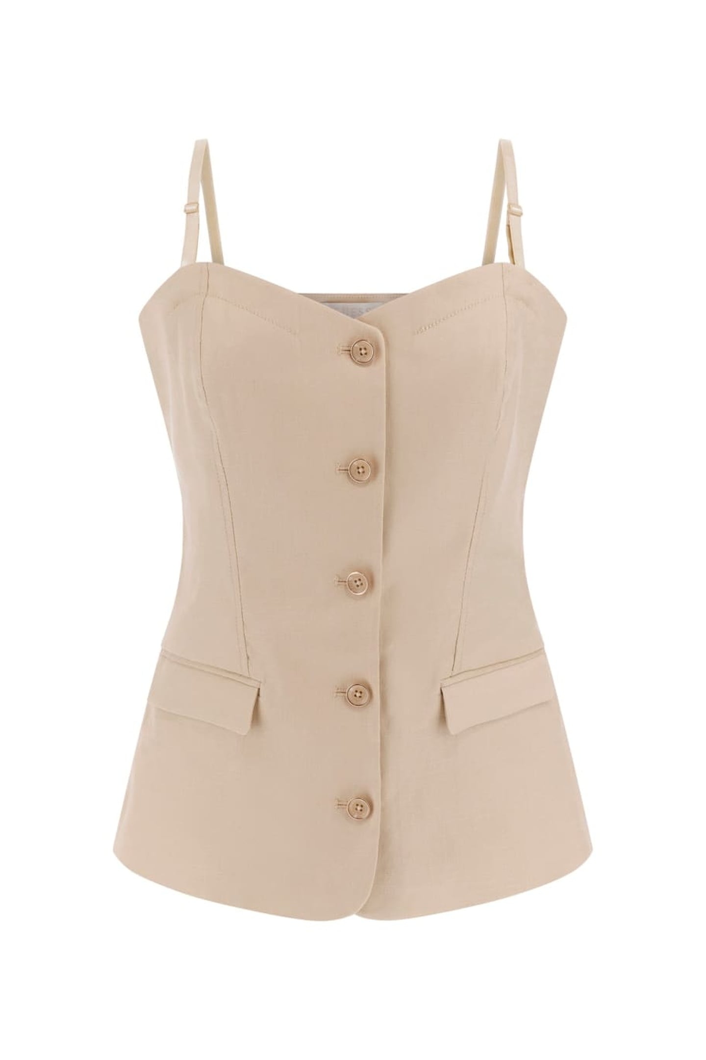 GUESS ECO SL ISABEAU CORSET TO FOAMY TAUPE 6