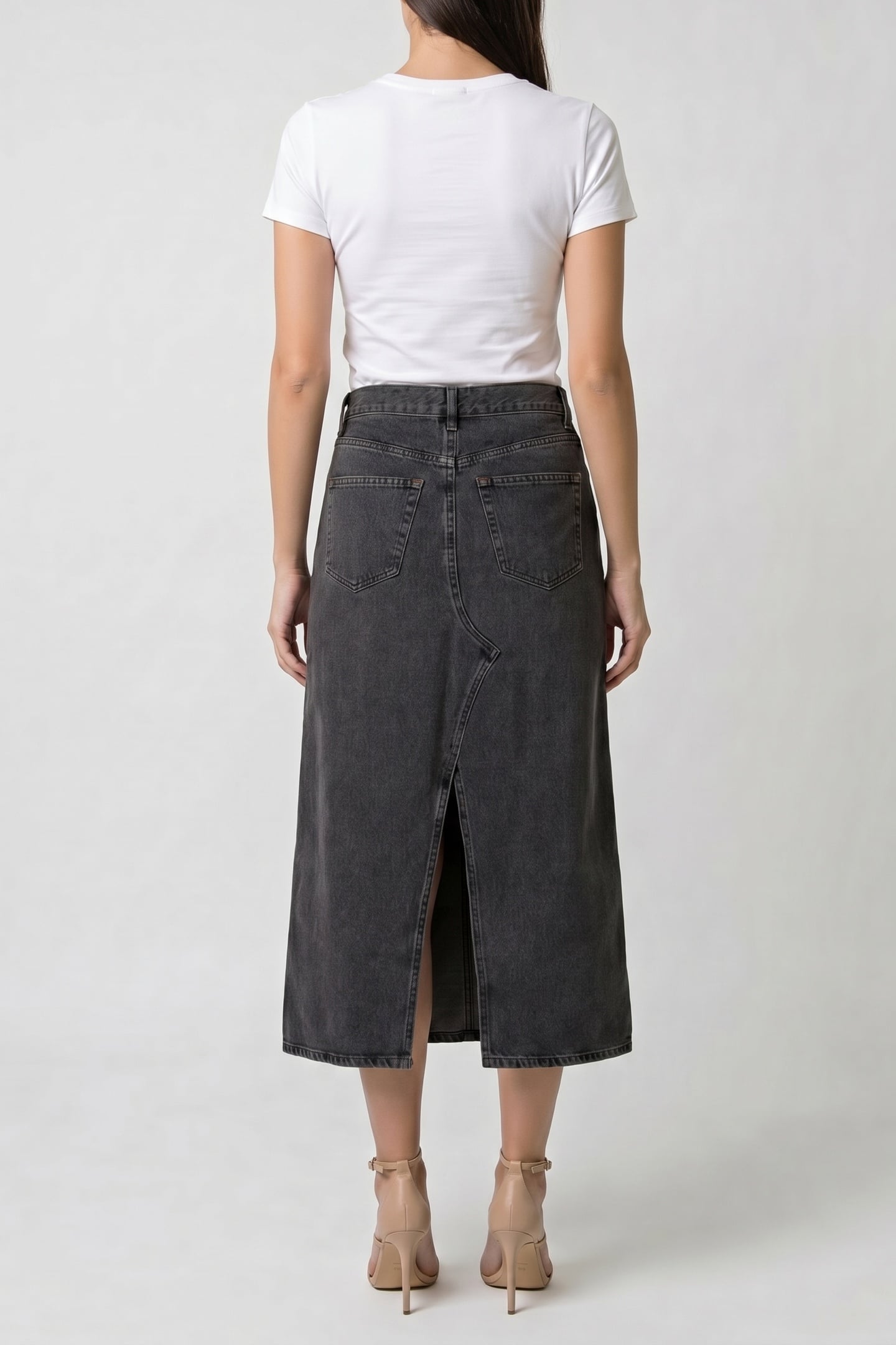JANA LONG SKIRT BLACK 2