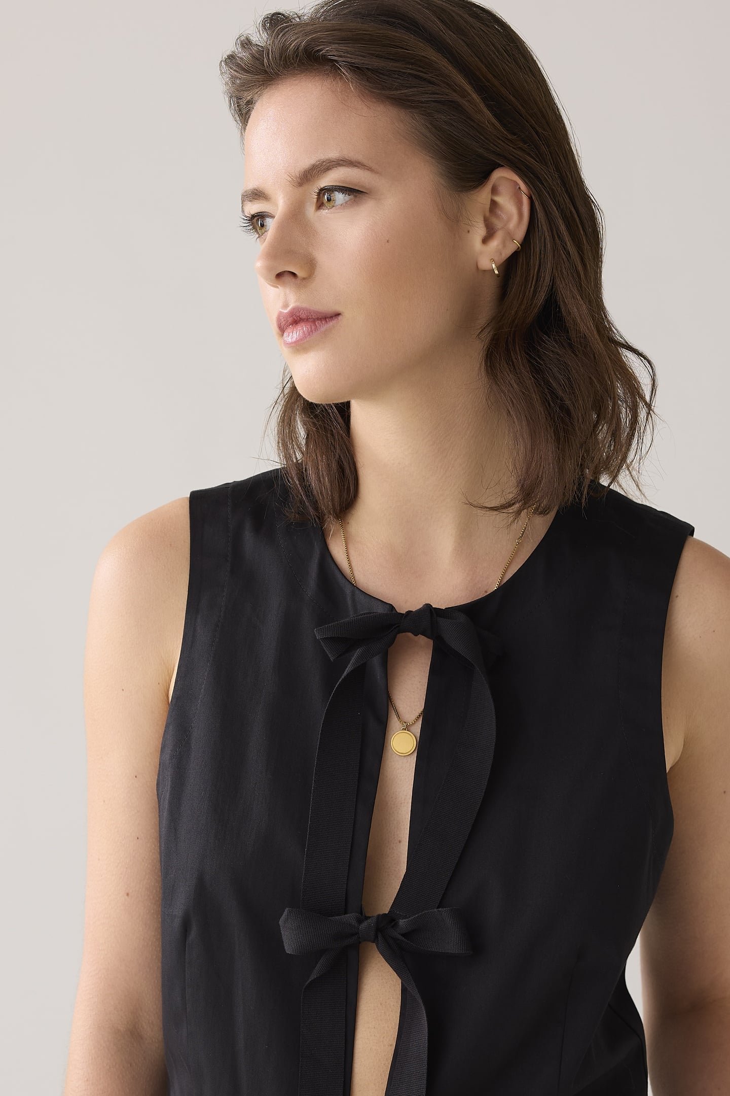 GILET COTTON STRETCH BLACK 4