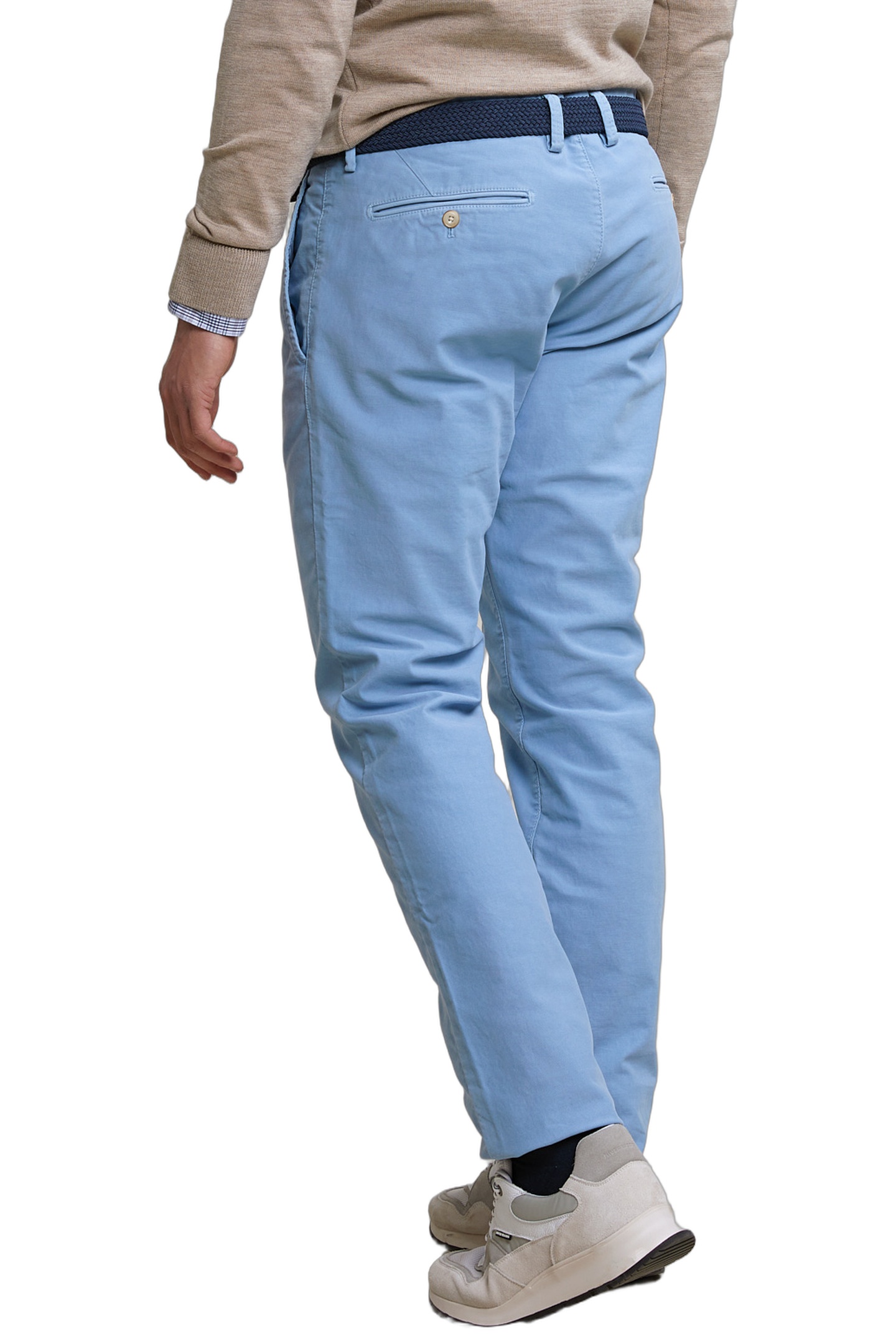 SLIM FIT BASIC CHINO PANTS STRETCH STONE 2