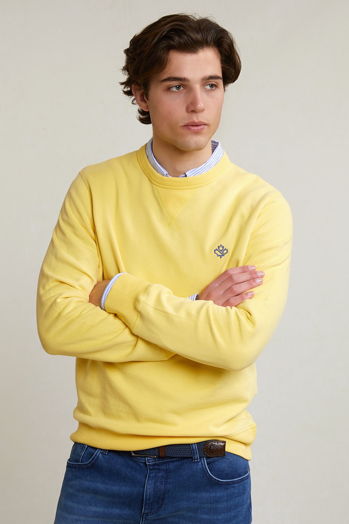 FCY CREW-NK SWT YELLOW 1