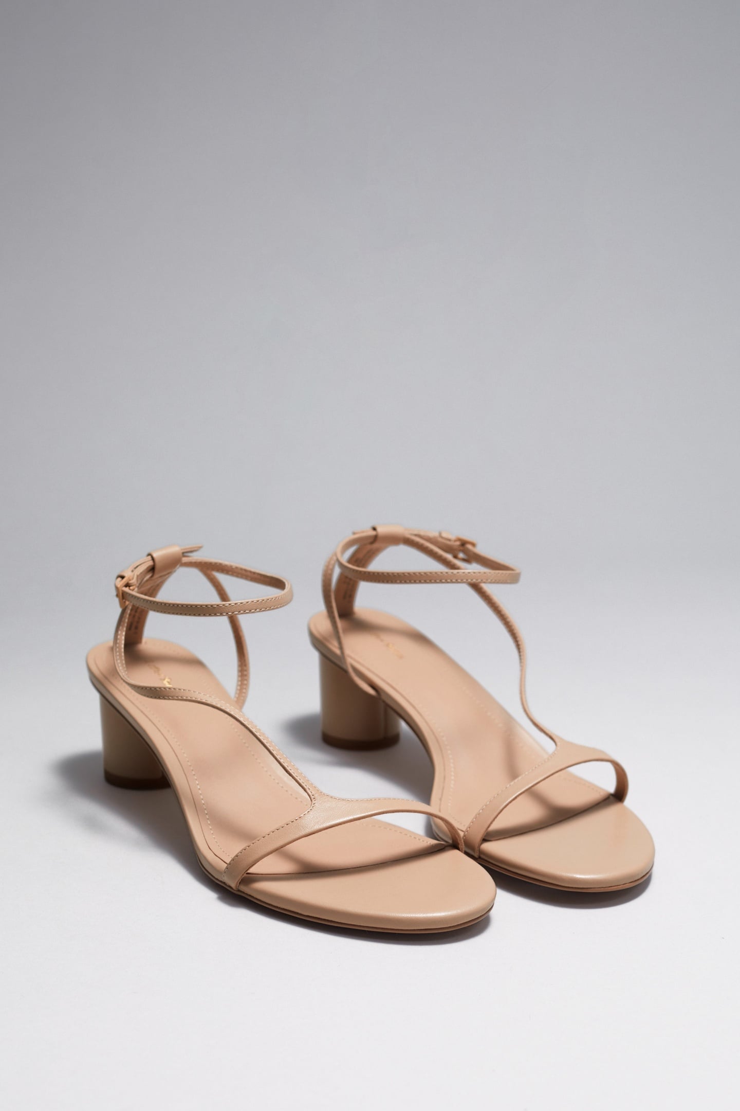 SANDA BLOCK HEEL SANDALETTE BEIGE 2