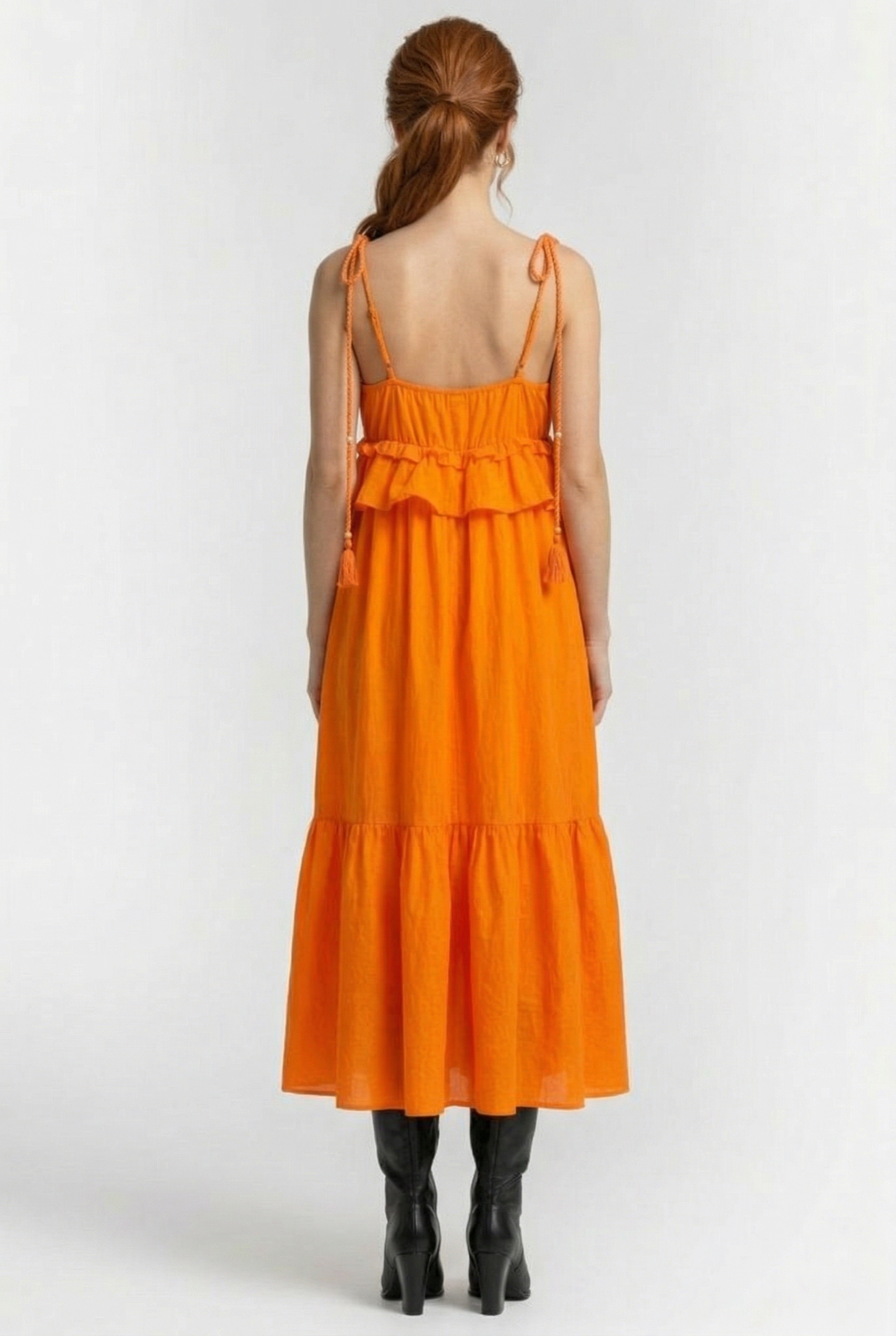 AMA DRESS ORANGE 2