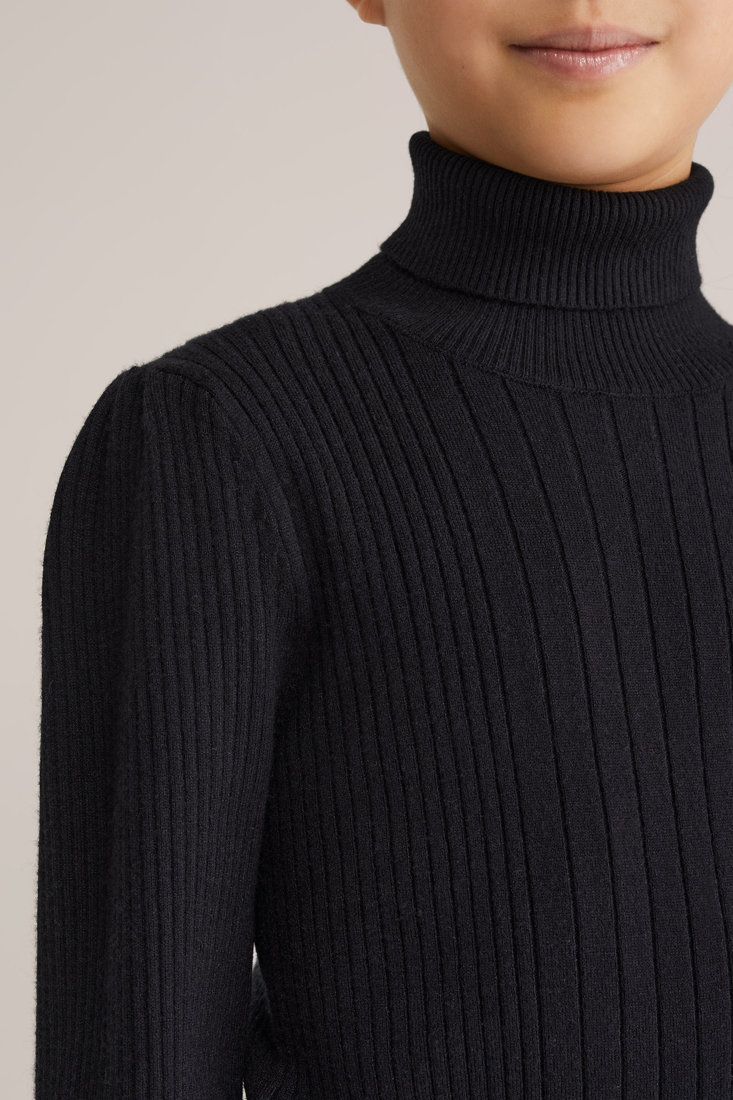 KNITTED PULLOVER BLACK 5