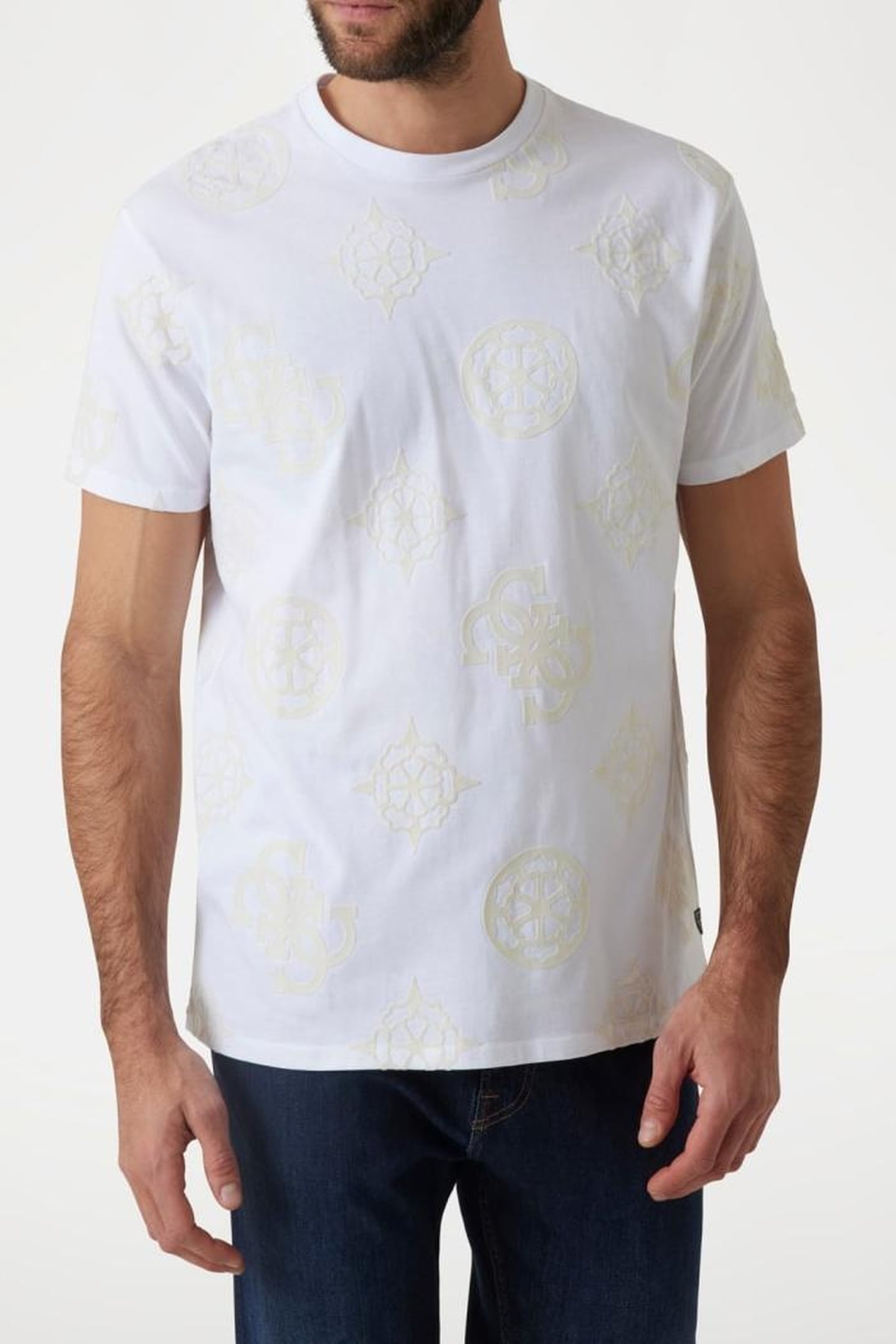 GUESS ECO SS BSC GUESS PEONY P PURE WHITE 3