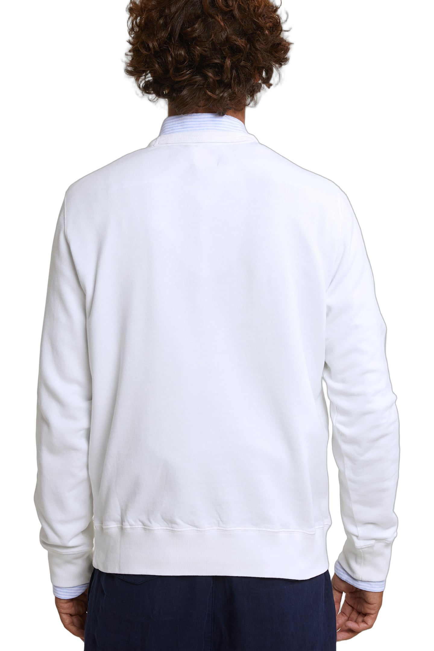 COTTON FANTASY CREW NECK SWEATER OFF WHITE 4