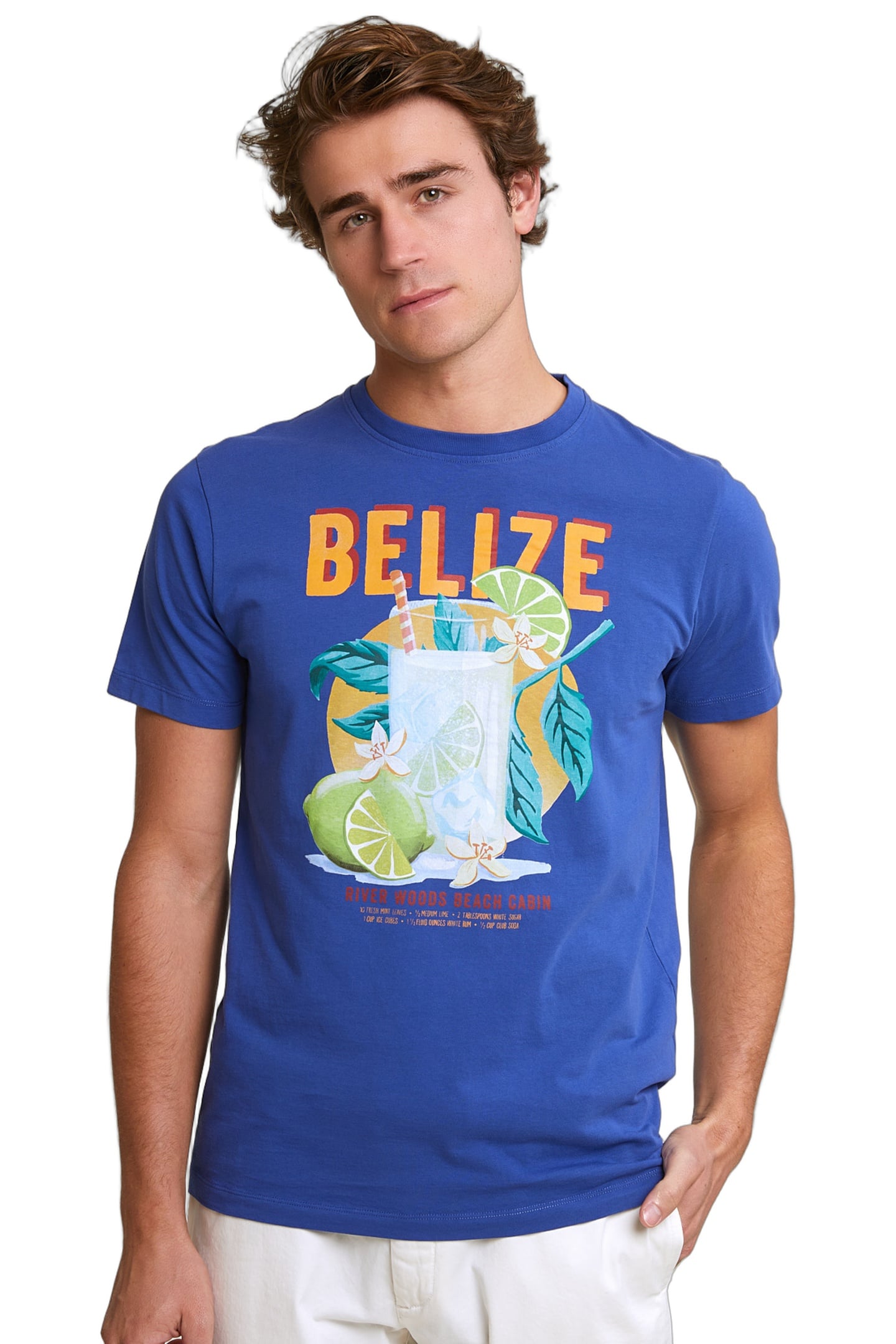 NORMAL FIT BASIC T-SHIRT SHORT SLEEVES YALE BLUE 1