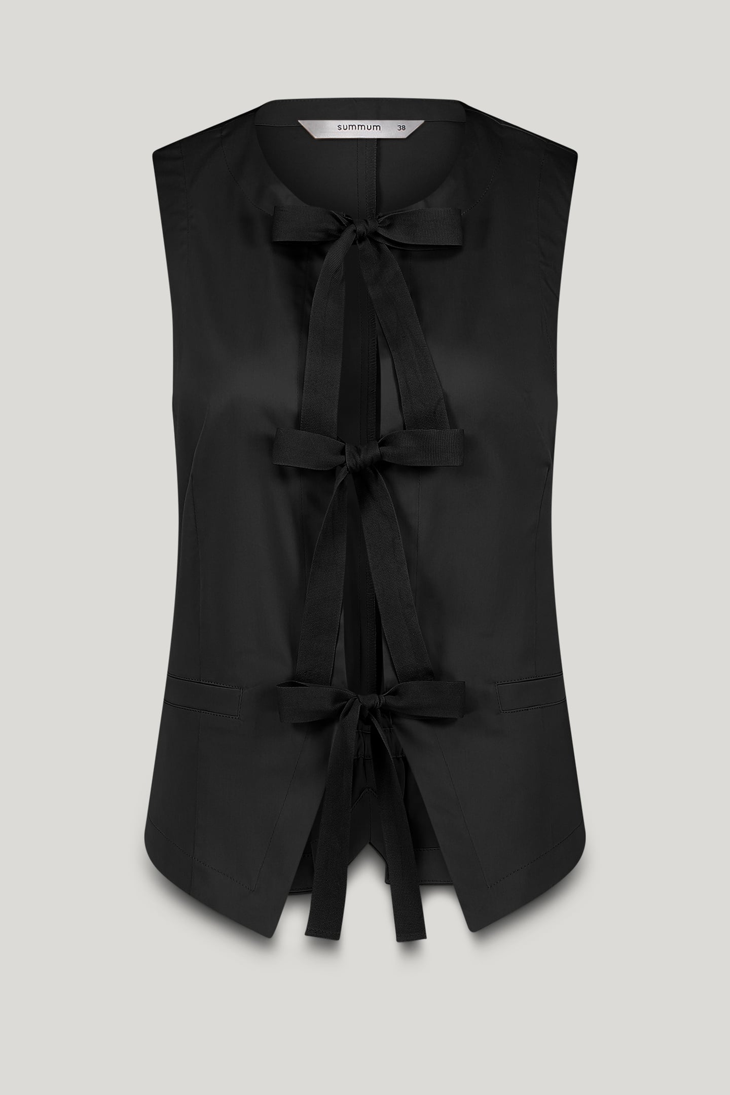 GILET COTTON STRETCH BLACK 3