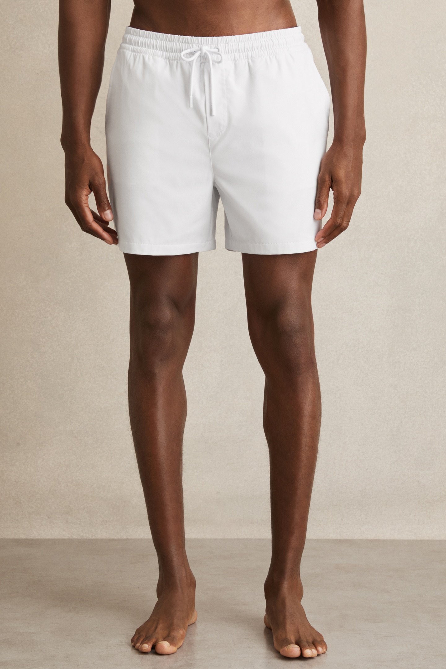 Reiss Plain Drawstring Swimshort White Maat: M | Zwembroeken Outlet | Heren | Wit