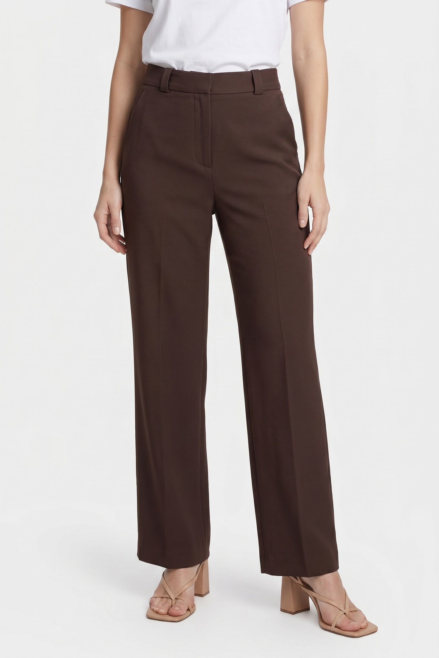 & Other Stories Augusta Trousers Brown Maat: 32 | Pantalons Outlet | Dames | Bruin