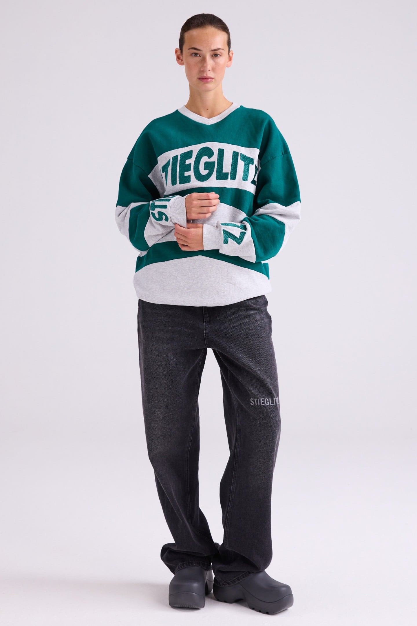 HUGO SWEATER MELANGE GREY 2