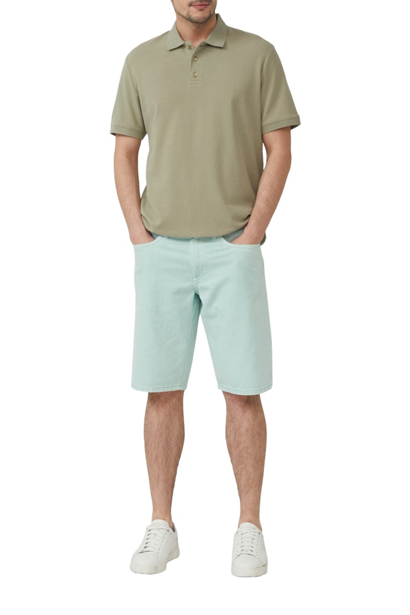 JEANS SHORTS SOFT SAGE 2