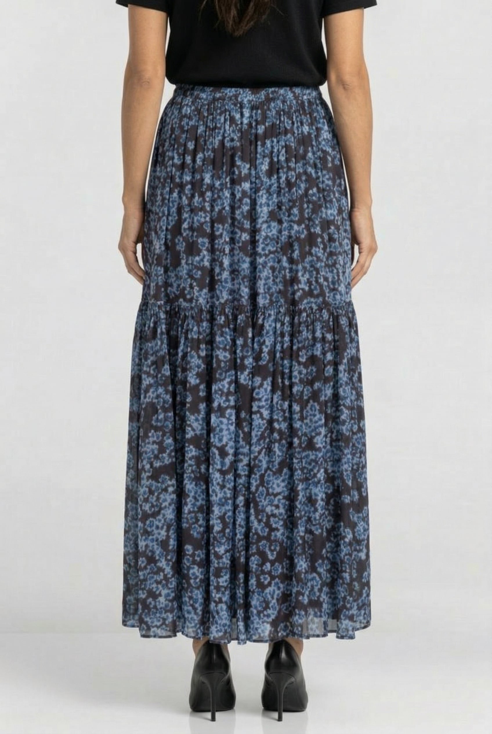 FELICE AOP SKIRT BLUE 2