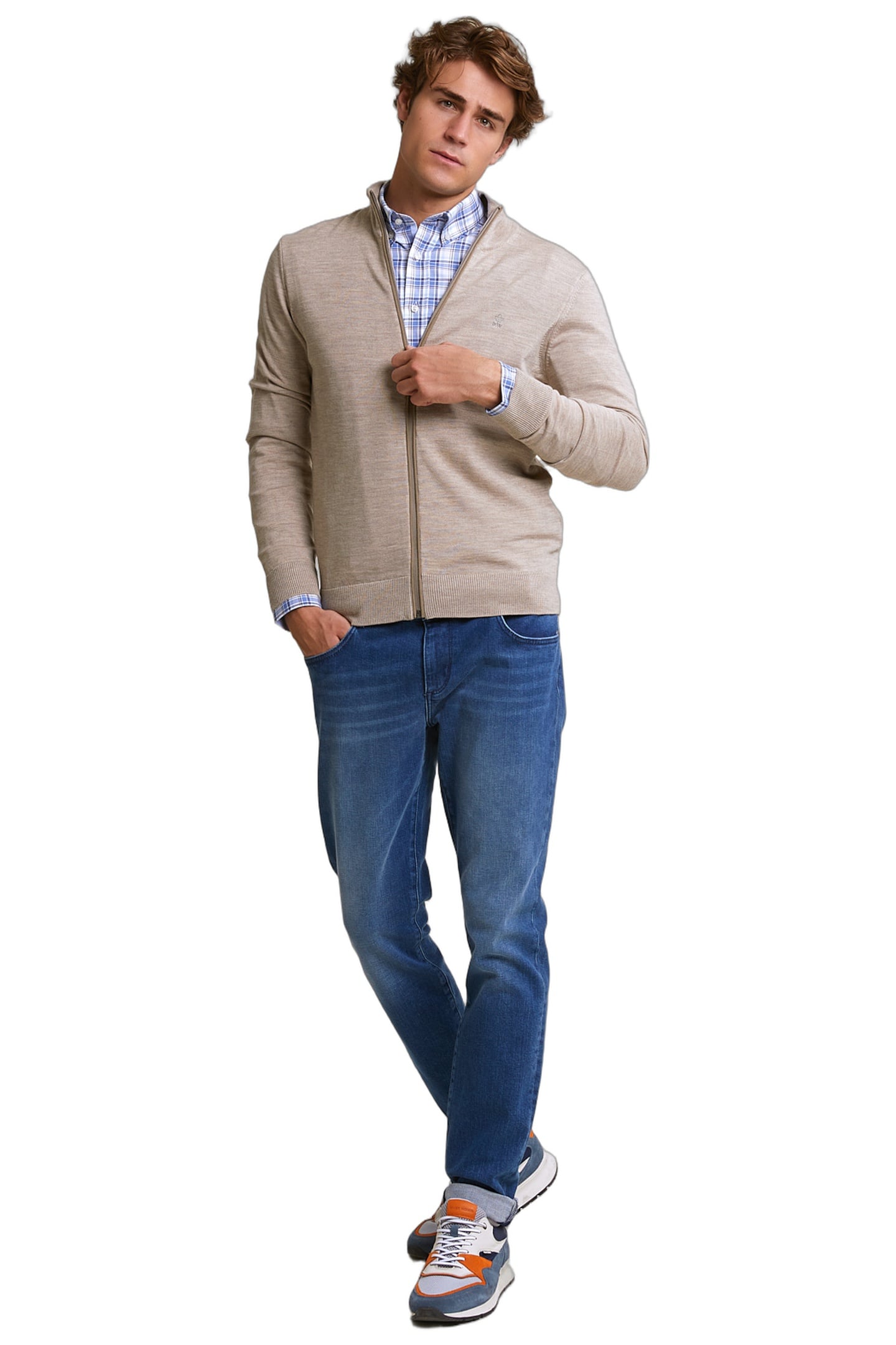 CUSTOM FIT CHECKED SHIRT MULTI 2