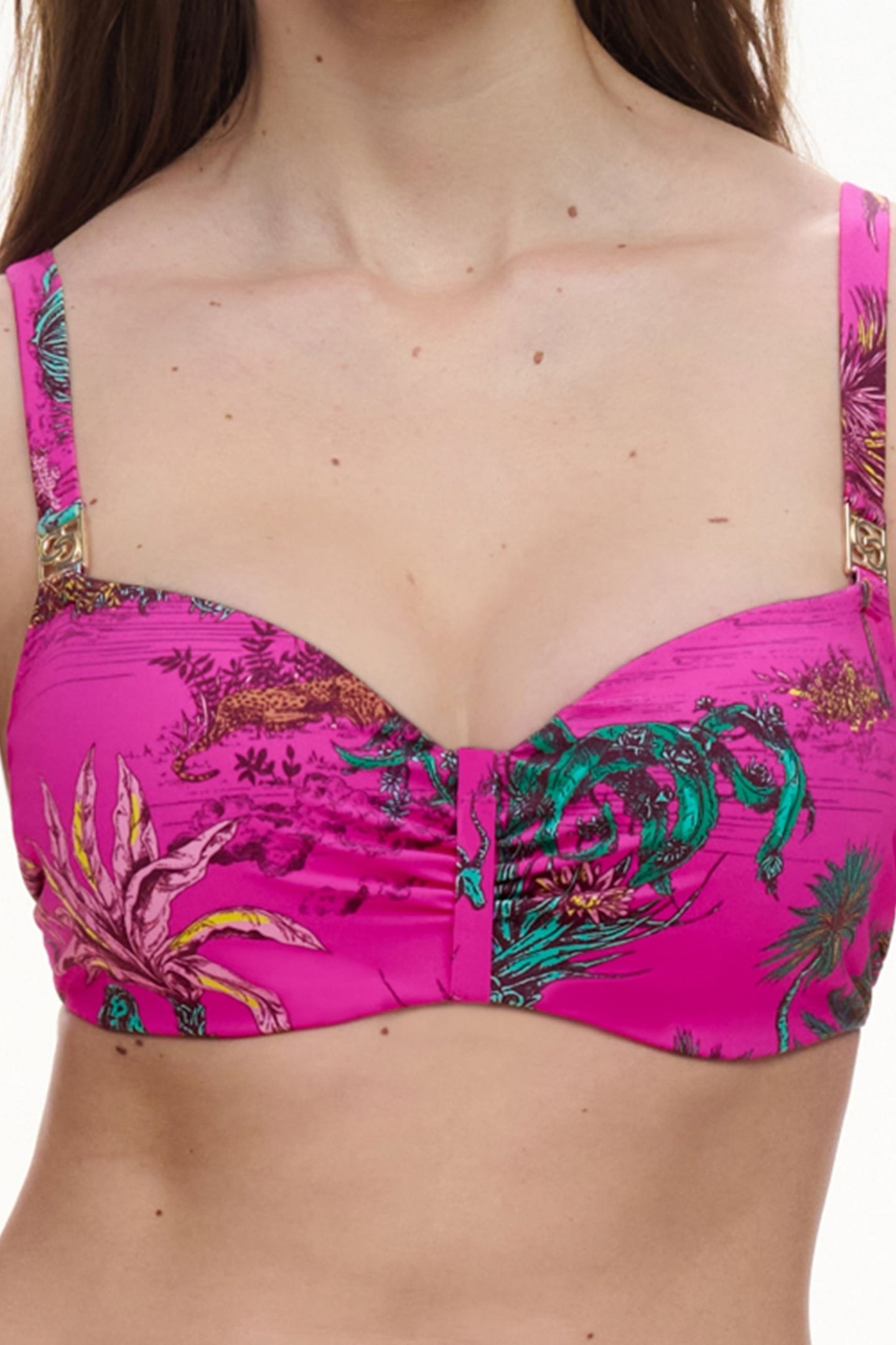 SW BRA TSHIRT HALF CUP MEMORY PINK JUNGLE 5