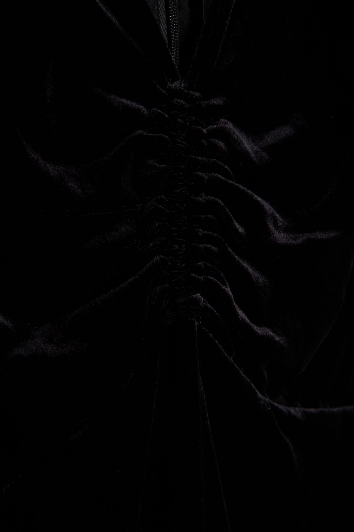 ELIE VELVET DRESS PARTY BLACK 5