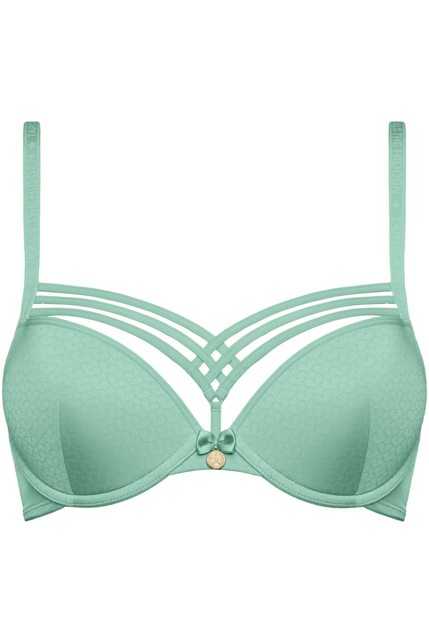 DAME DE PARIS BRAPUSH UPWIRED PADDED GREEN 3