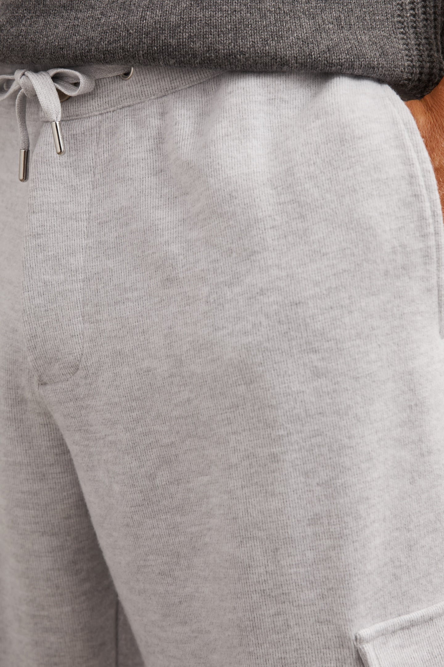 JERSEY CARGO TROUSER GREY MARL 7