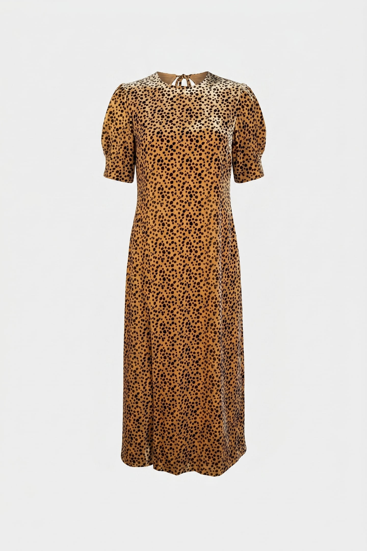 ACELIA VELVET DRESS PARTY YELLOW 4