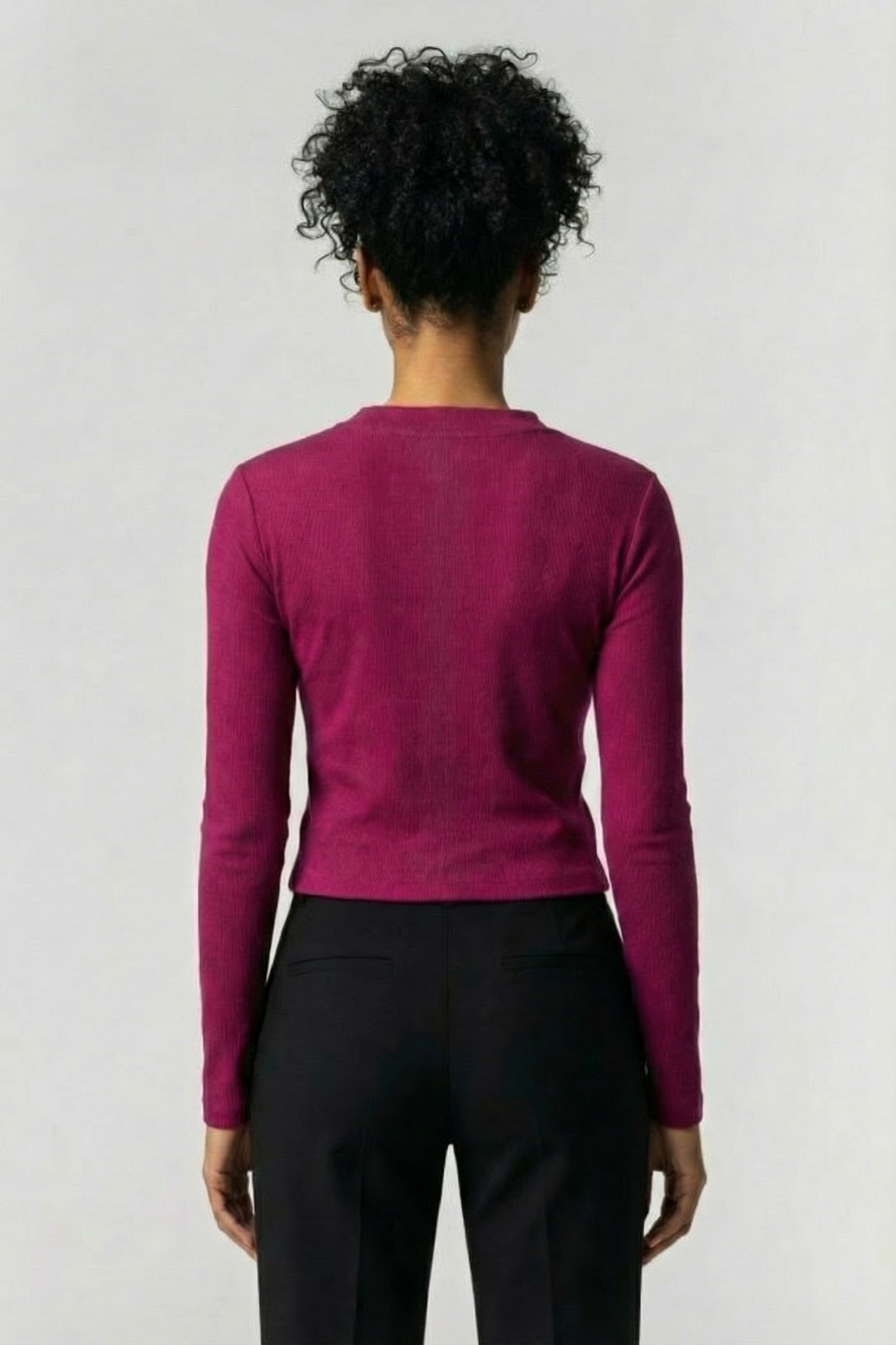 LS MONOLOGO BABY TEE BERRY GLAZE 2