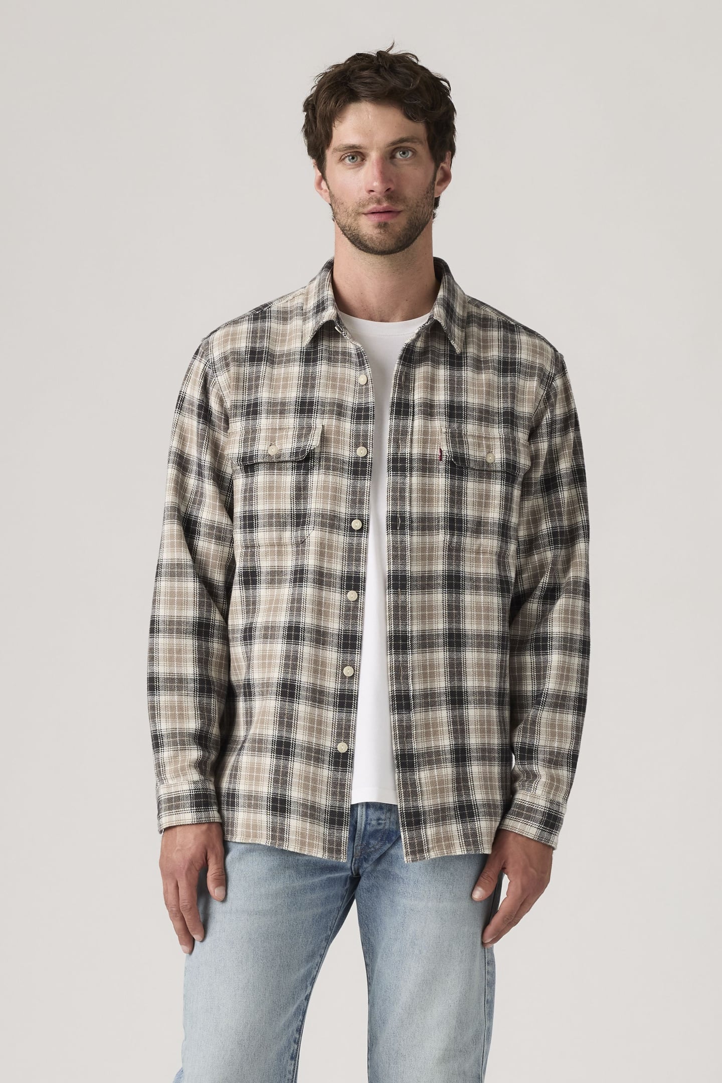 Levi's Jackson Worker Overshirt Maat: M | Casual Overhemden Outlet | Heren | Zwart