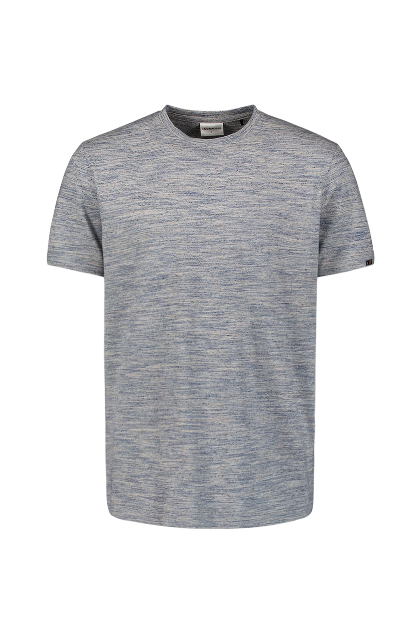 T-SHIRT CREWNECK MULTI COLOURED MELANGE DEEP BLUE 5