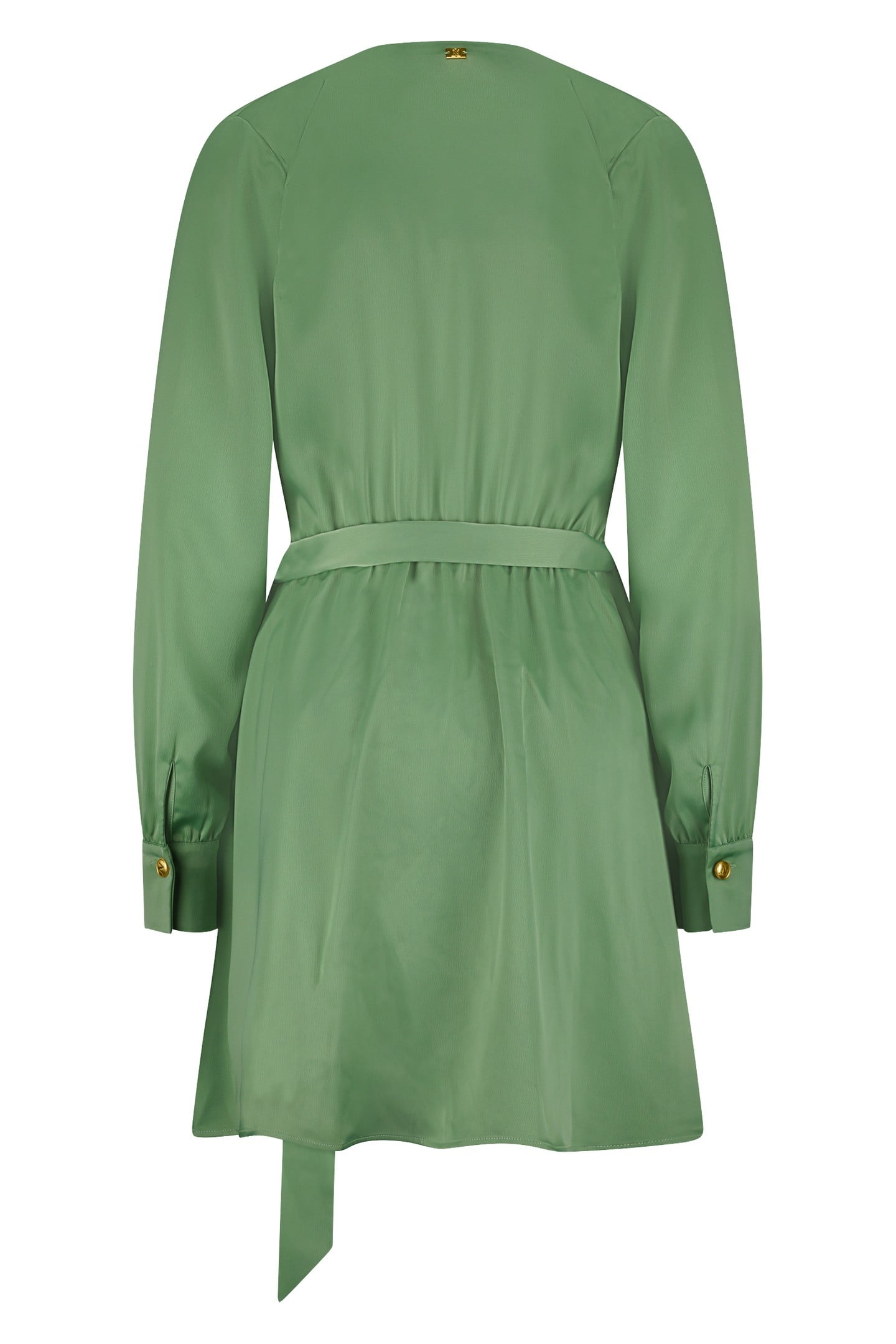 DENI WRAPDRESS SOFT GREEN 2