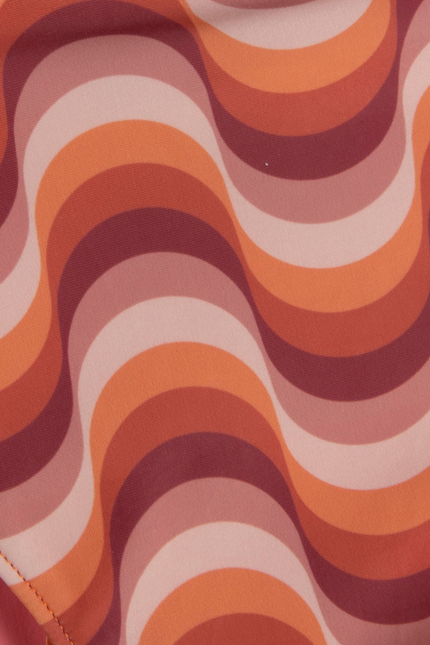 SIDE STRAP BIKINI BOTTOM GROOVY WAVE FROZEN CHOCO BROWN 4