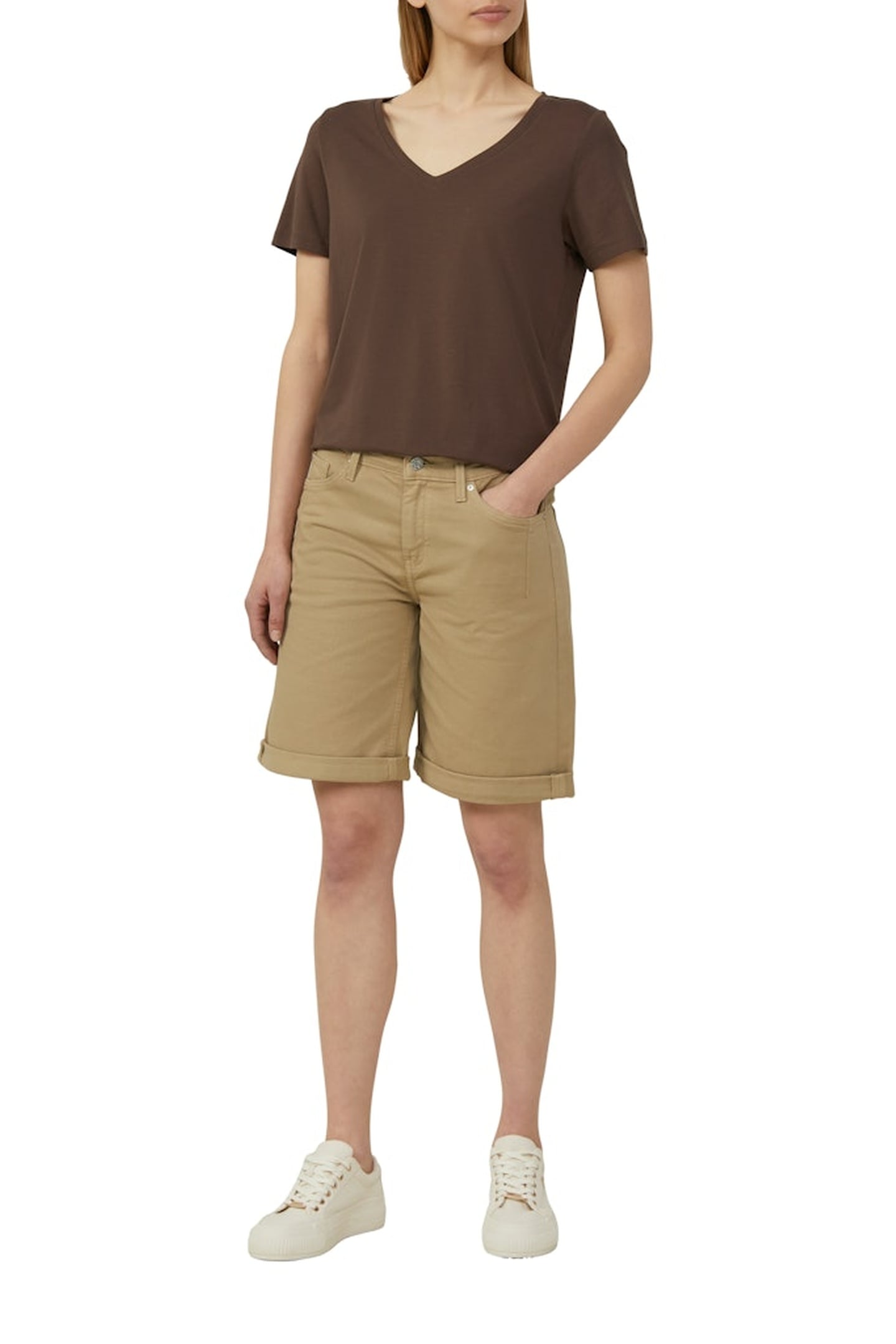 JEANS SHORTS BROWN 4